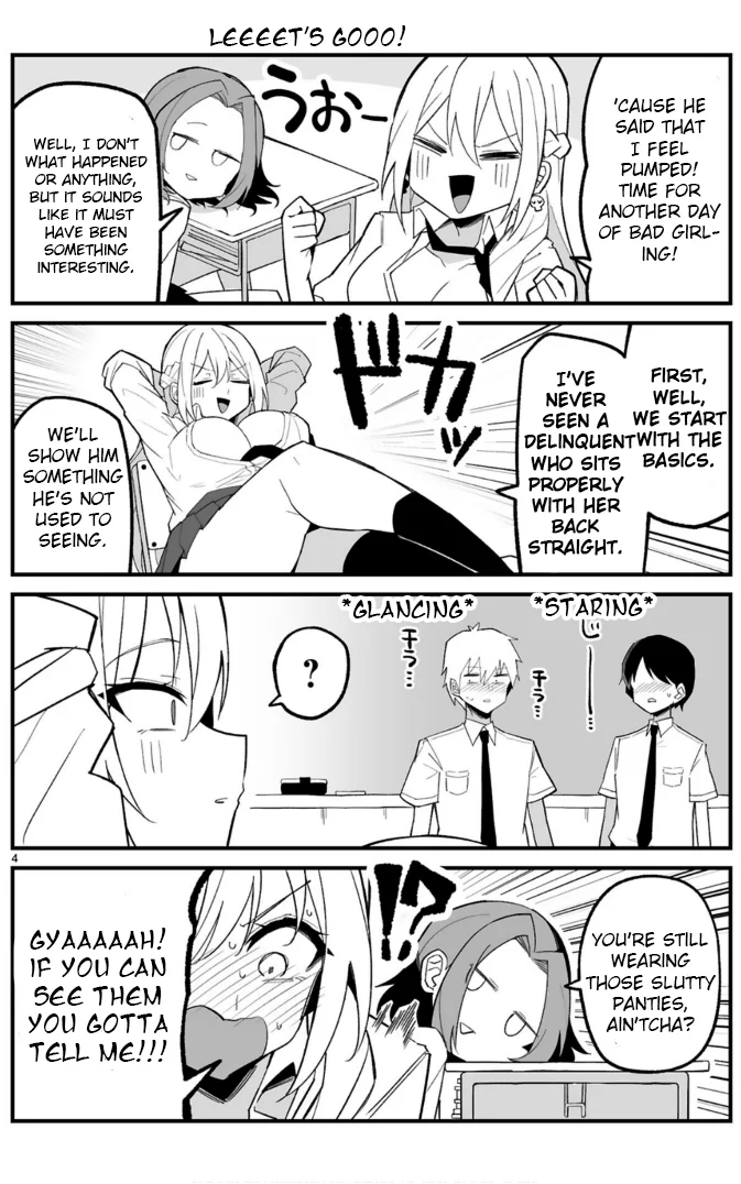 I’m the Class President, but I Fell in Love and Became a Bad Girl! Chapter 3 - Page 4