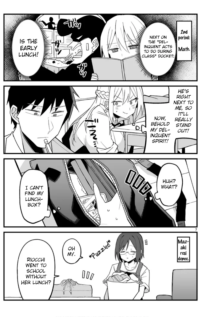I’m the Class President, but I Fell in Love and Became a Bad Girl! Chapter 3 - Page 7