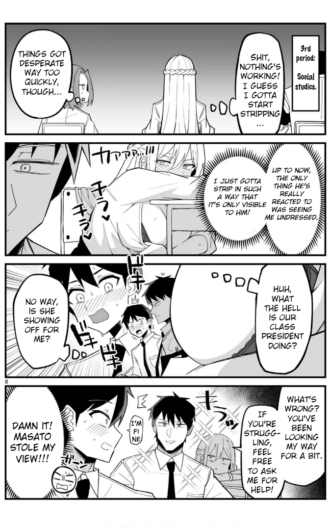 I’m the Class President, but I Fell in Love and Became a Bad Girl! Chapter 3 - Page 8