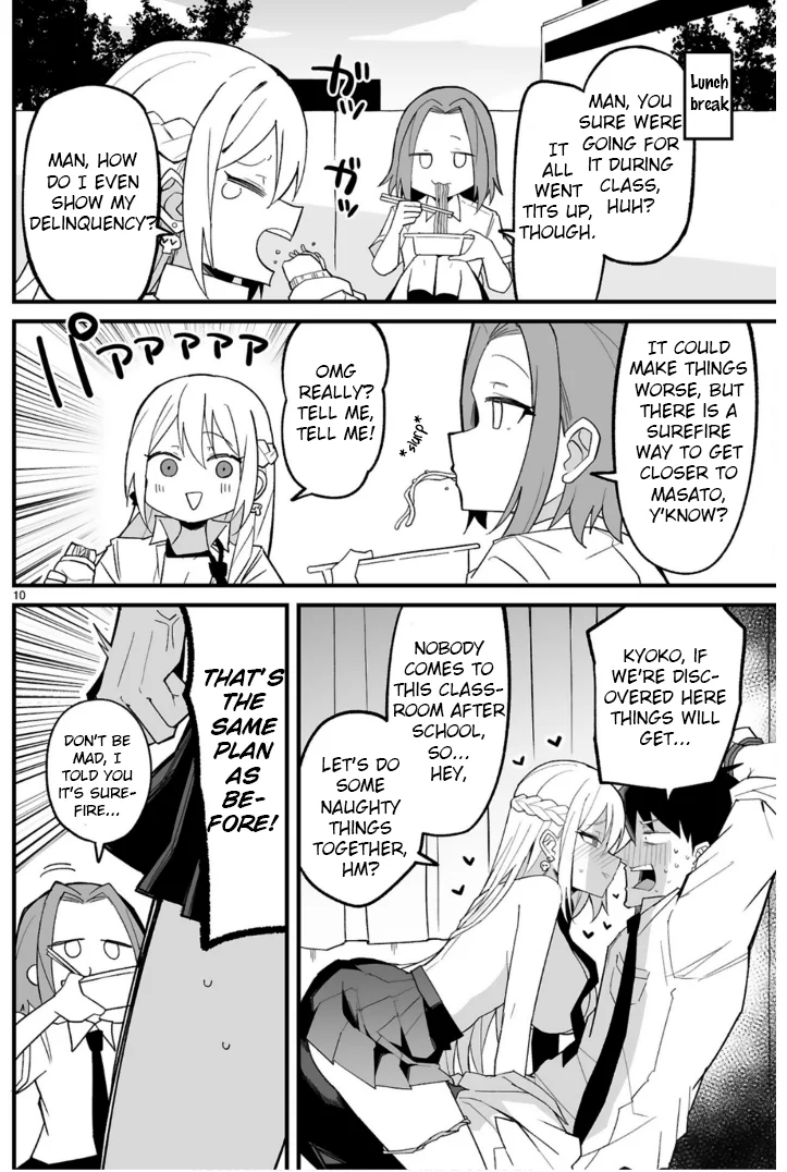 I’m the Class President, but I Fell in Love and Became a Bad Girl! Chapter 3 - Page 10