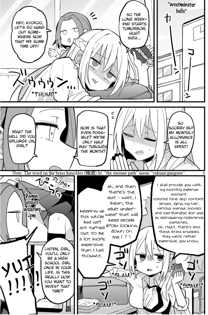 I’m the Class President, but I Fell in Love and Became a Bad Girl! Chapter 4 - Page 3
