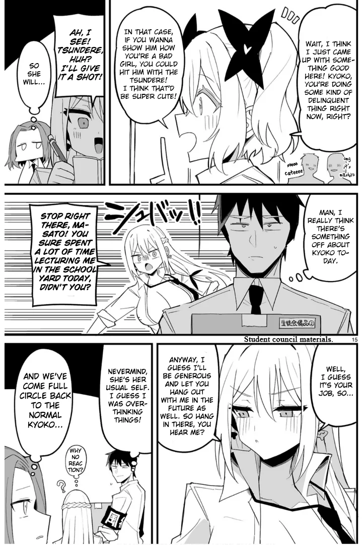 I’m the Class President, but I Fell in Love and Became a Bad Girl! Chapter 6 - Page 15