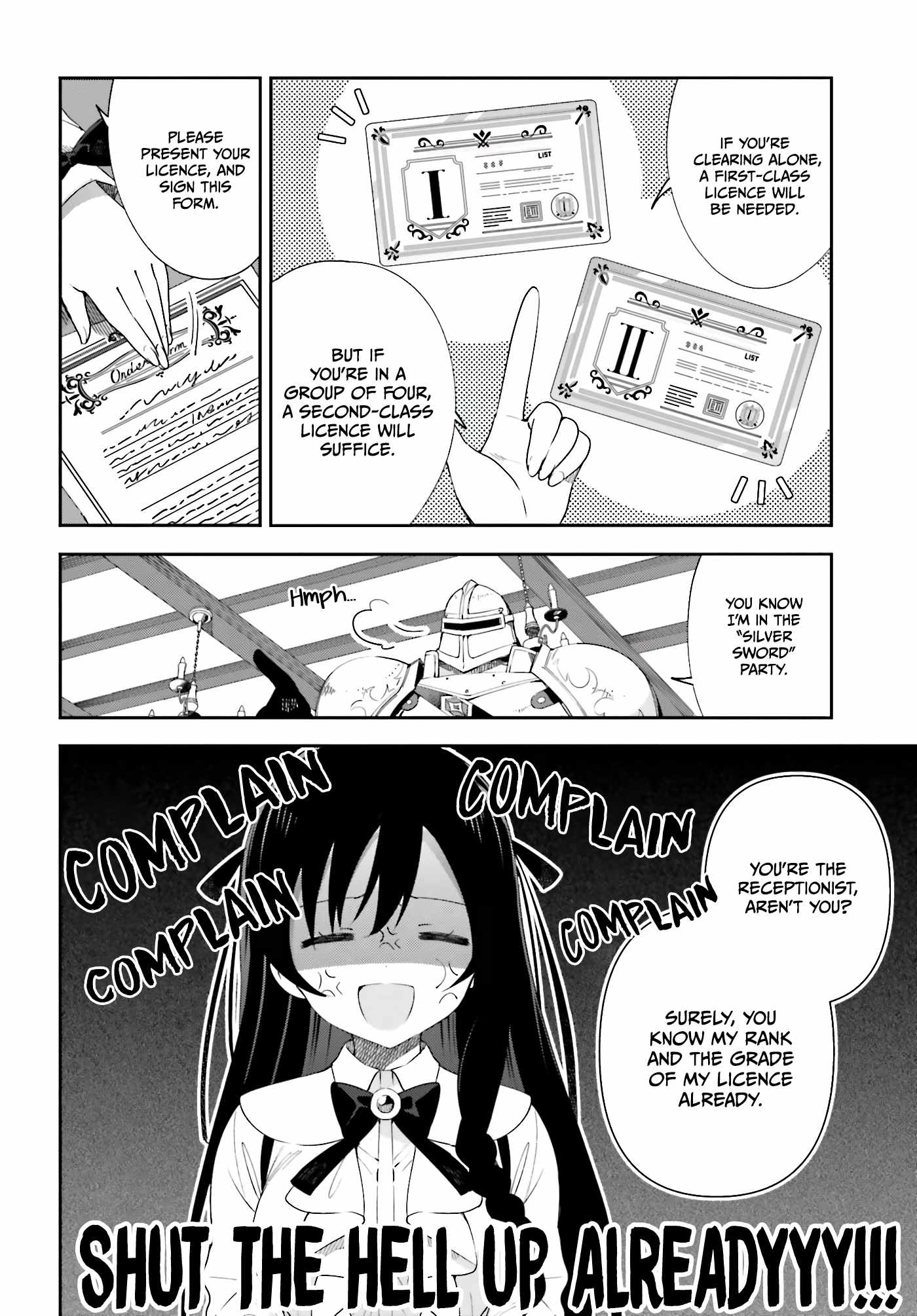 I’m the Guild Receptionist, but Since I Don’t Want to Work Overtime, I Think I’ll Just Solo the Boss Chapter 1 - Page 10