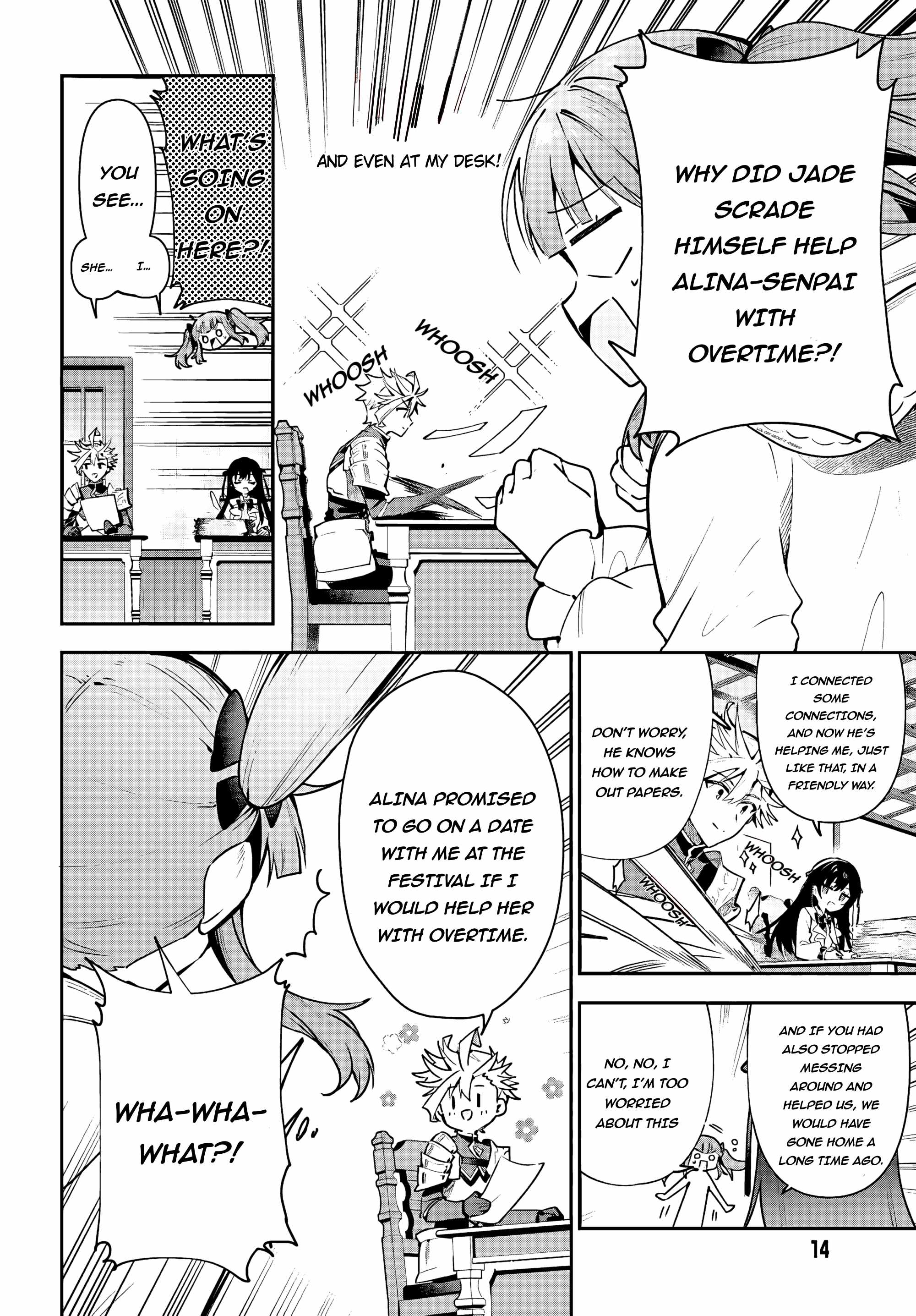 I’m the Guild Receptionist, but Since I Don’t Want to Work Overtime, I Think I’ll Just Solo the Boss Chapter 28.1 - Page 7