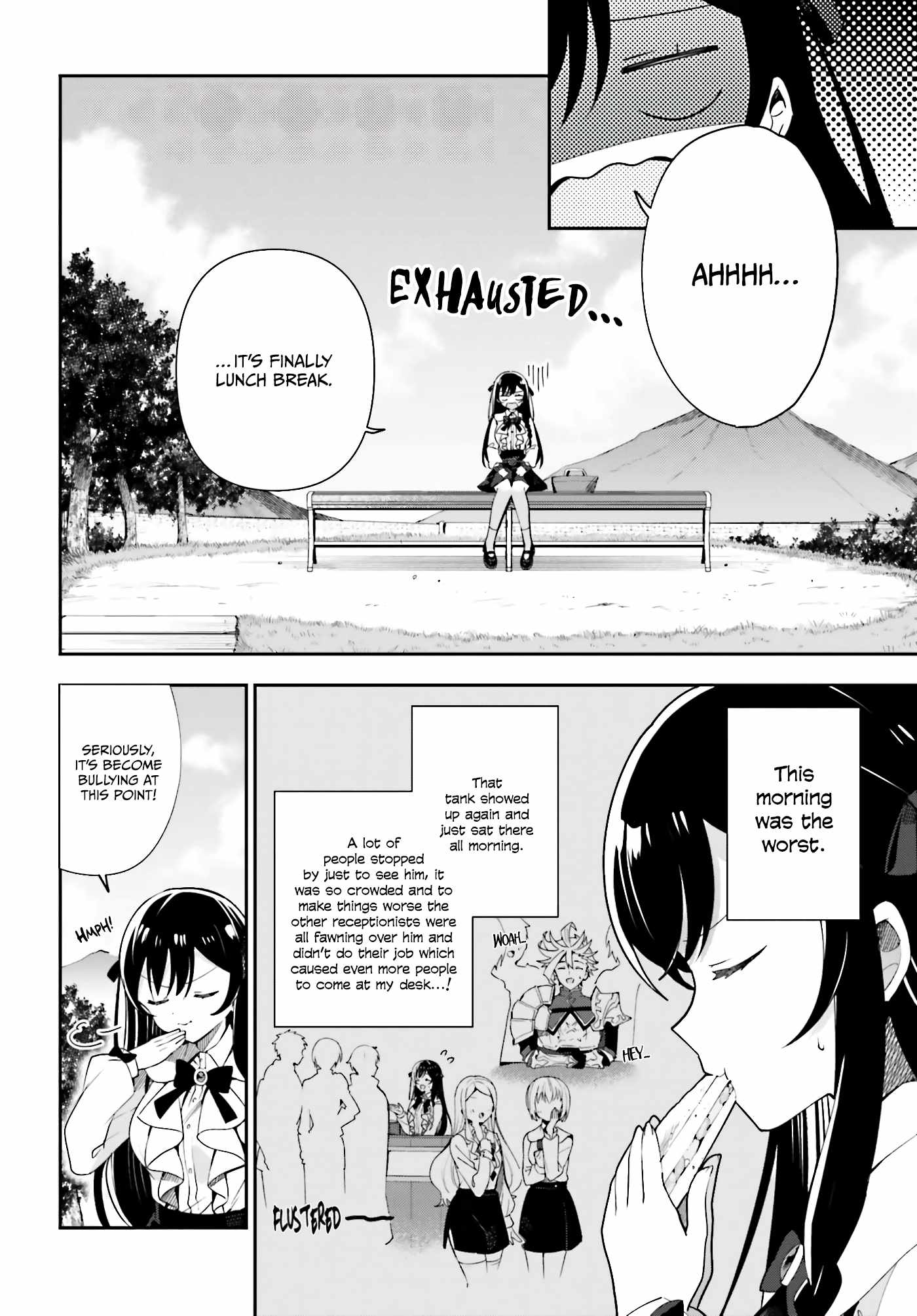 I’m the Guild Receptionist, but Since I Don’t Want to Work Overtime, I Think I’ll Just Solo the Boss Chapter 4 - Page 7