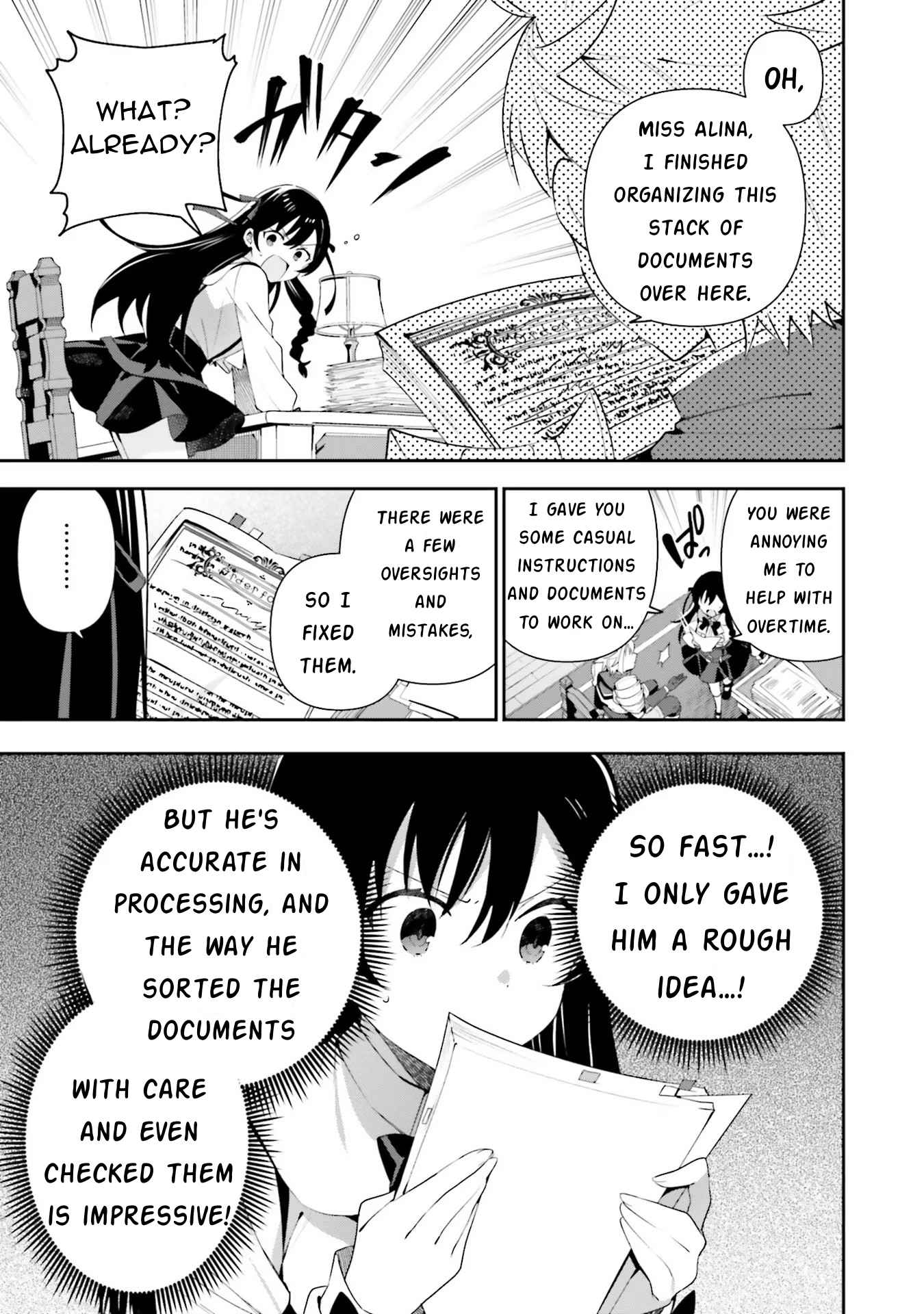 I’m the Guild Receptionist, but Since I Don’t Want to Work Overtime, I Think I’ll Just Solo the Boss Chapter 7 - Page 11