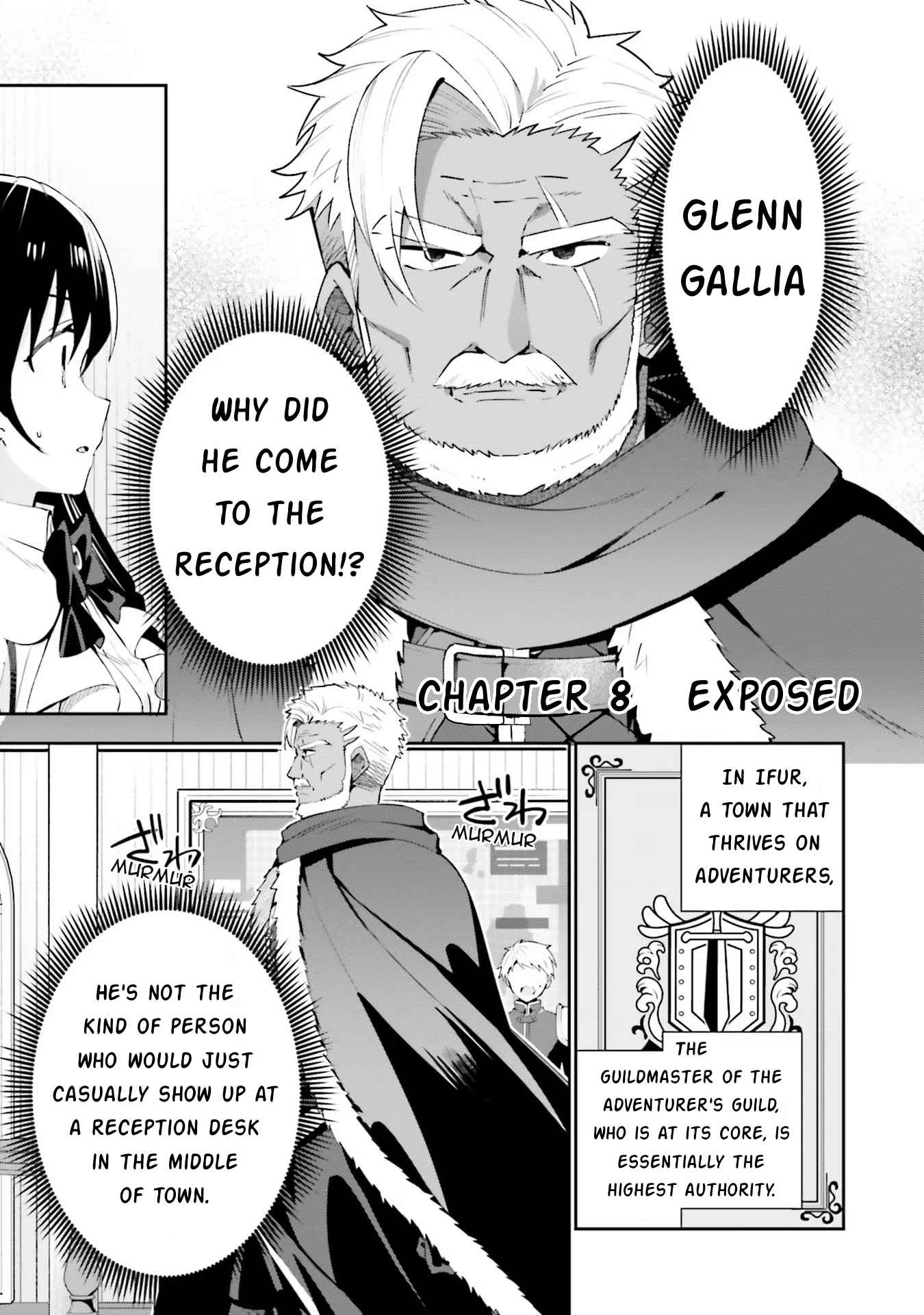 I’m the Guild Receptionist, but Since I Don’t Want to Work Overtime, I Think I’ll Just Solo the Boss Chapter 8 - Page 1