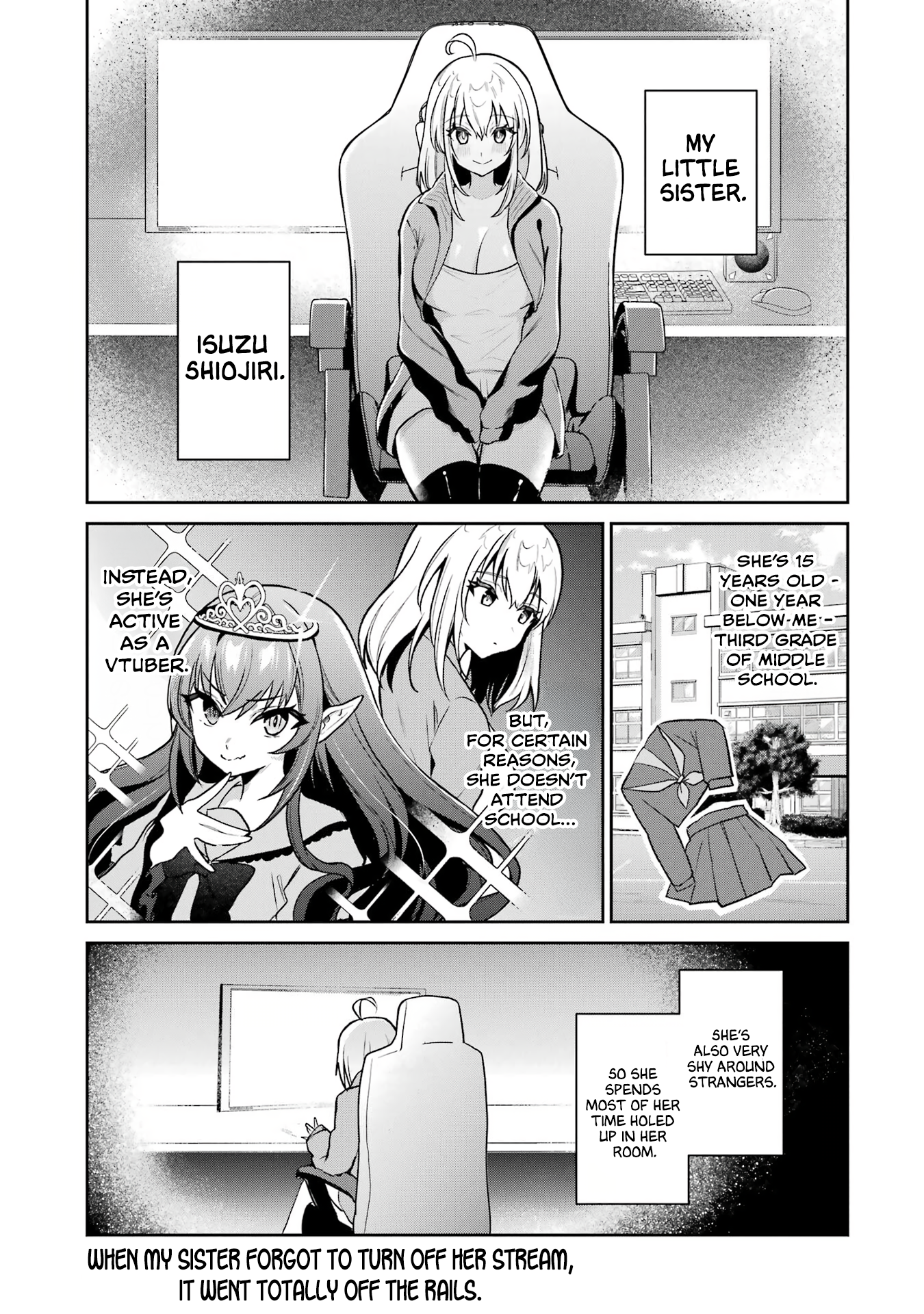 I’m the Older Brother of a Famous VTuber, but for Some Reason I Became Famous Chapter 2 - Page 1