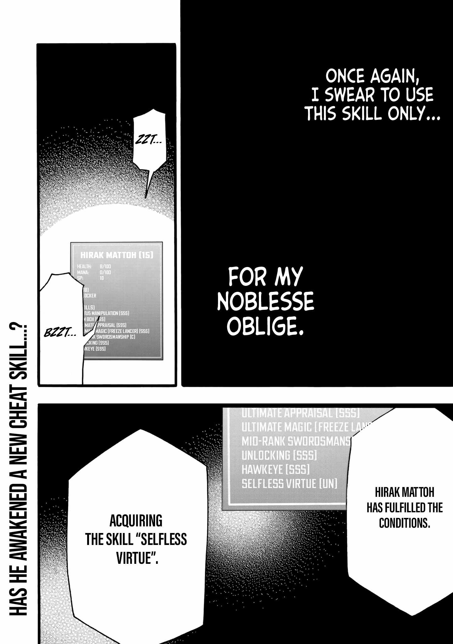 I’m the Only One Who Can Open the Status Window ~In a World Where I’m the Only One Who Can See Statuses, I Can Choose All the Cheat Skills and S-Rank Items I Want~ Chapter 2 - Page 53