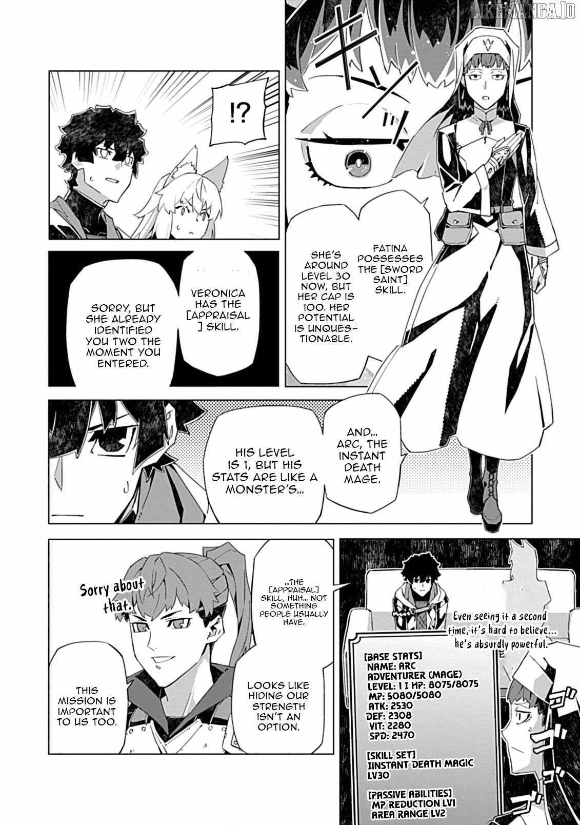 Instant Death and Destruction of the Weakest Magician Chapter 13.2 - Page 9