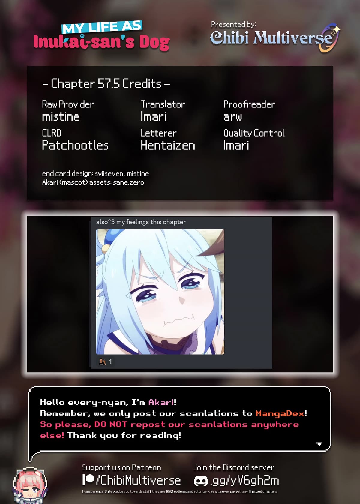 Inu ni Nattara Suki na Hito ni Hirowareta Chapter 57.5 - Page 20