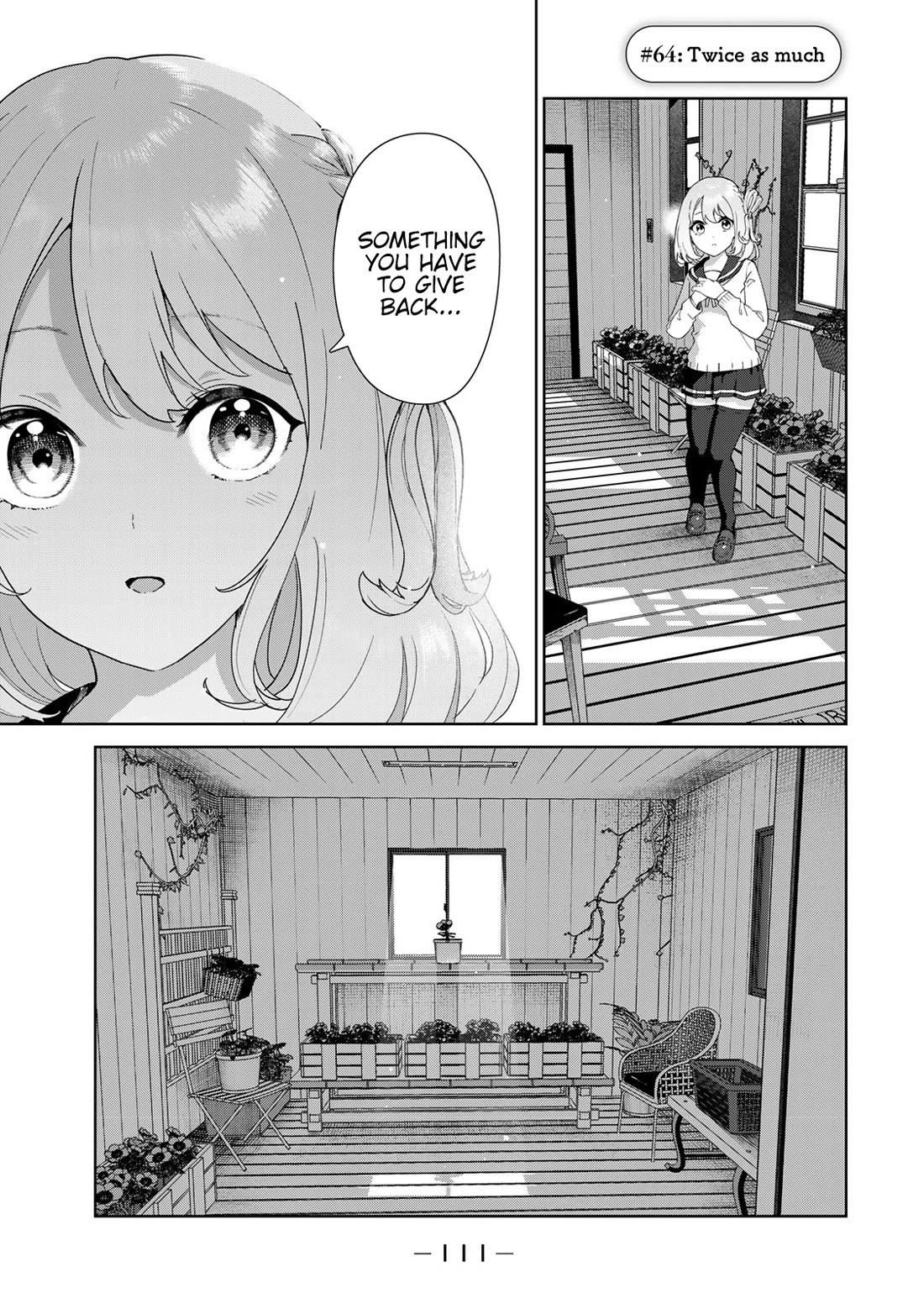 Inu ni Nattara Suki na Hito ni Hirowareta Chapter 64 - Page 1