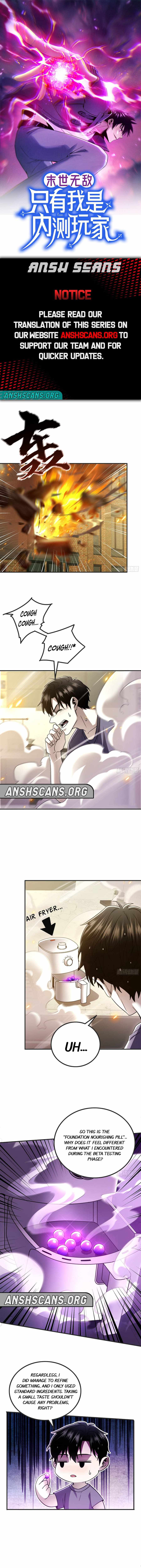 Invincible in the Apocalypse: I’m The Only Beta Player Chapter 3 - Page 0