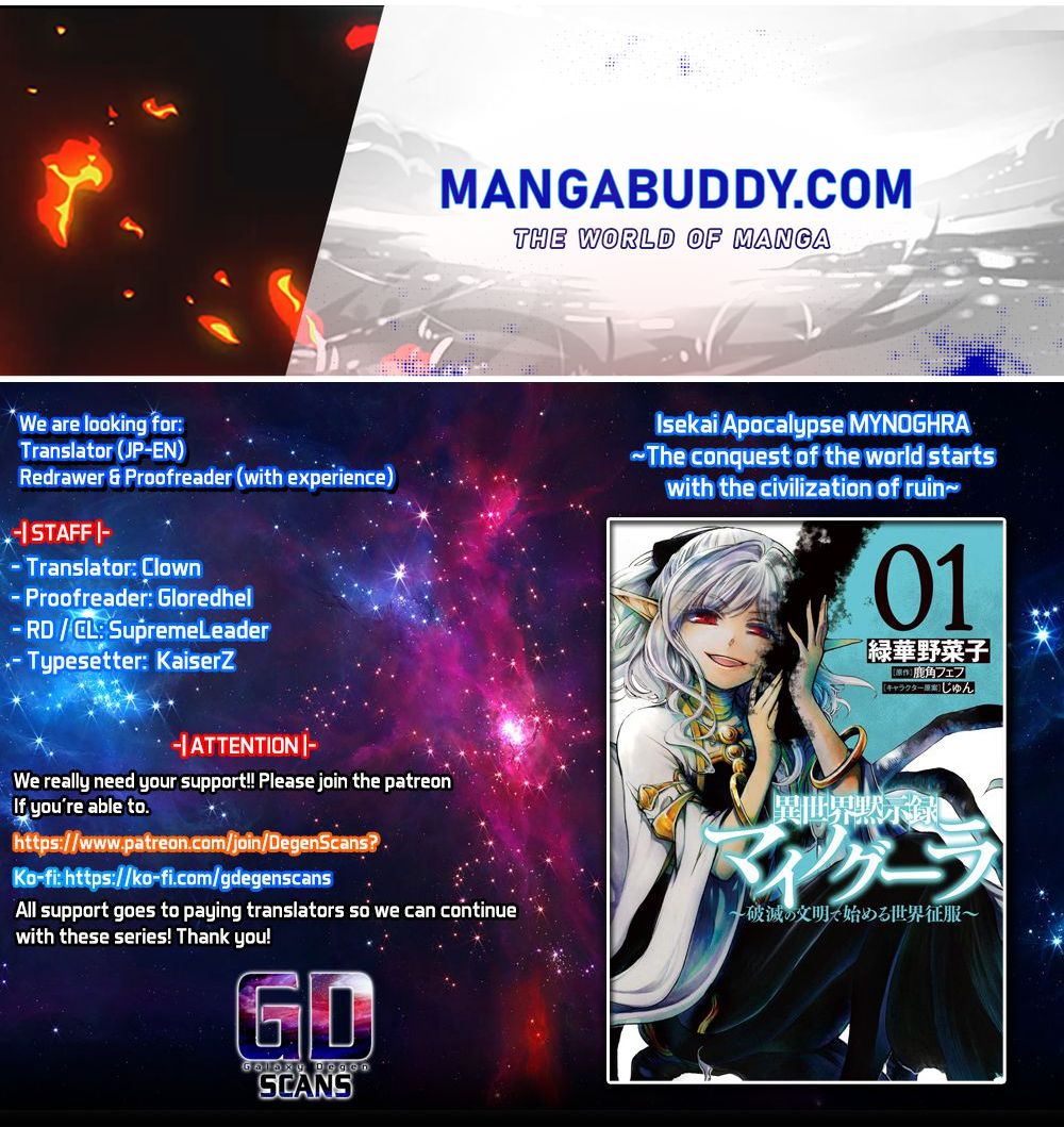Isekai Apocalypse Mynoghra ~The Conquest of the World Starts With the Civilization of Ruin~ Chapter 15.5 - Page 1