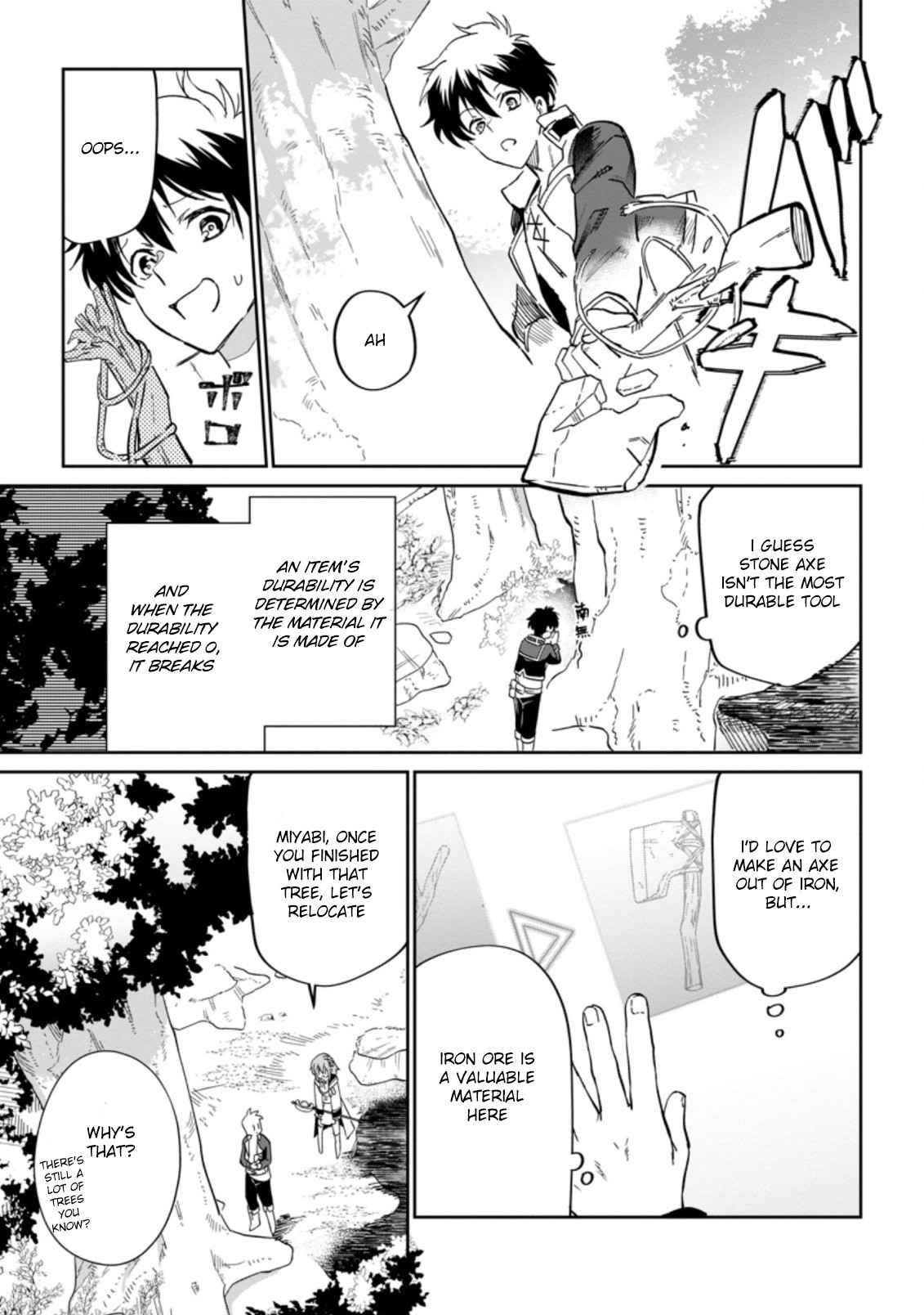 Isekai Craft Gurashi ~Jiyuu Kimama na Seisan Shoku no Honobono Slow Life~ Chapter 7.1 - Page 7