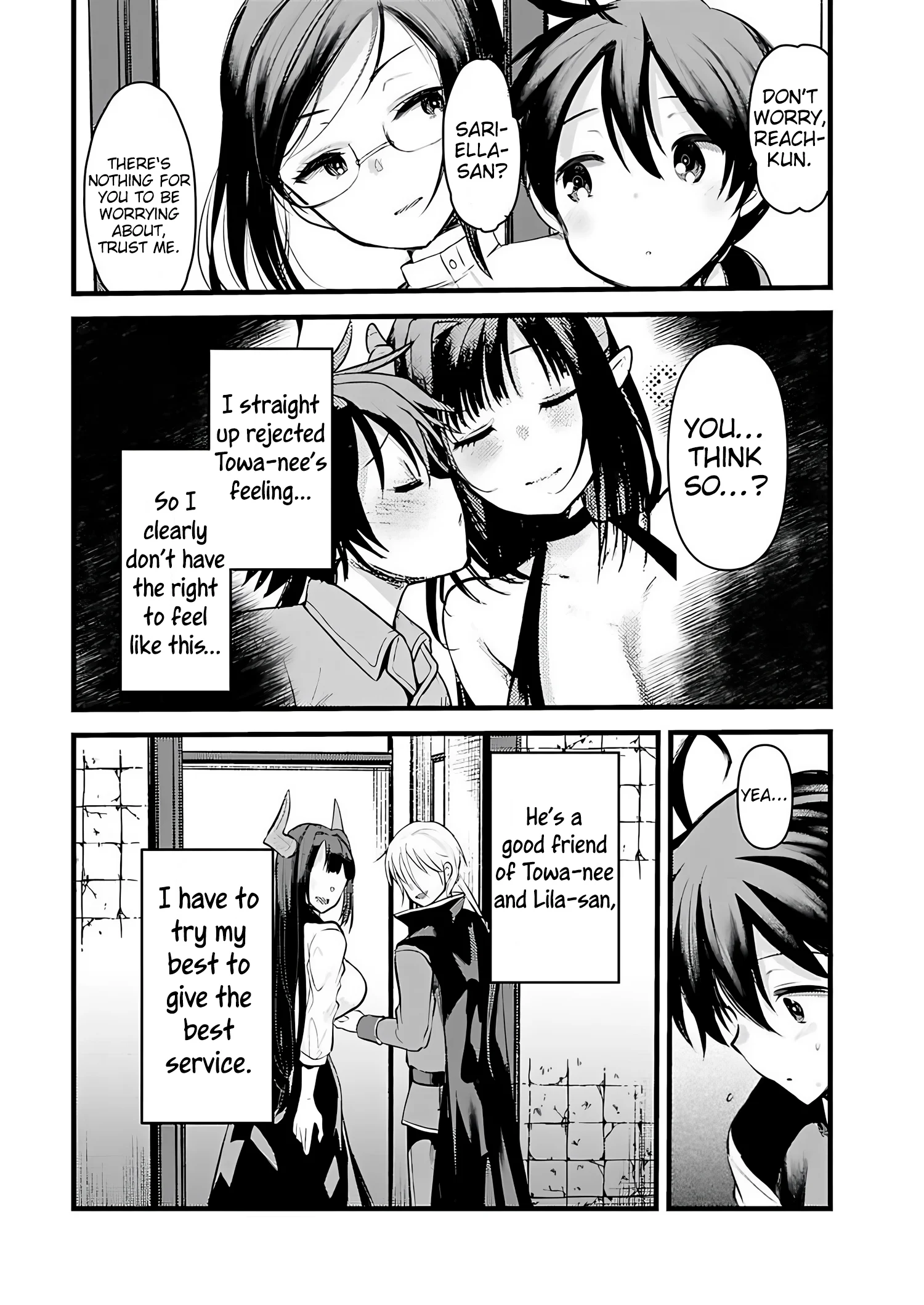 Isekai Hoteru e You Koso ~Mazoku de Yuusha na Saikyou Ane-tachi Kara Dekiai Sarete Komattemasu~ Chapter 11 - Page 7
