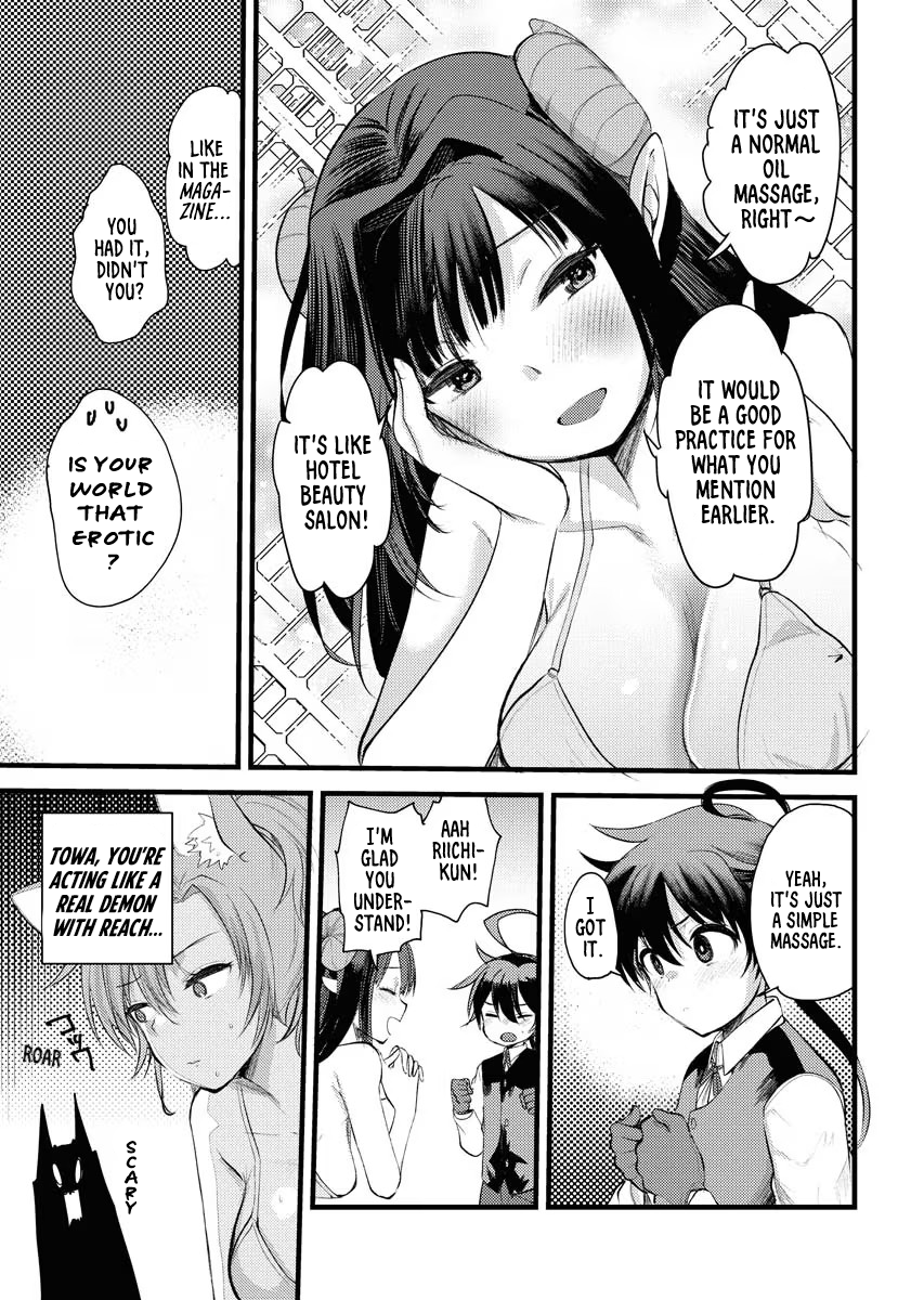 Isekai Hoteru e You Koso ~Mazoku de Yuusha na Saikyou Ane-tachi Kara Dekiai Sarete Komattemasu~ Chapter 4 - Page 7