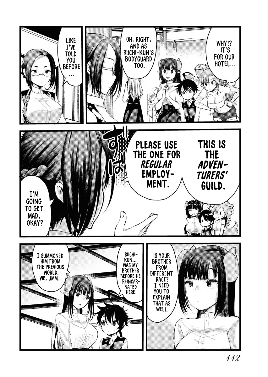 Isekai Hoteru e You Koso ~Mazoku de Yuusha na Saikyou Ane-tachi Kara Dekiai Sarete Komattemasu~ Chapter 5 - Page 4