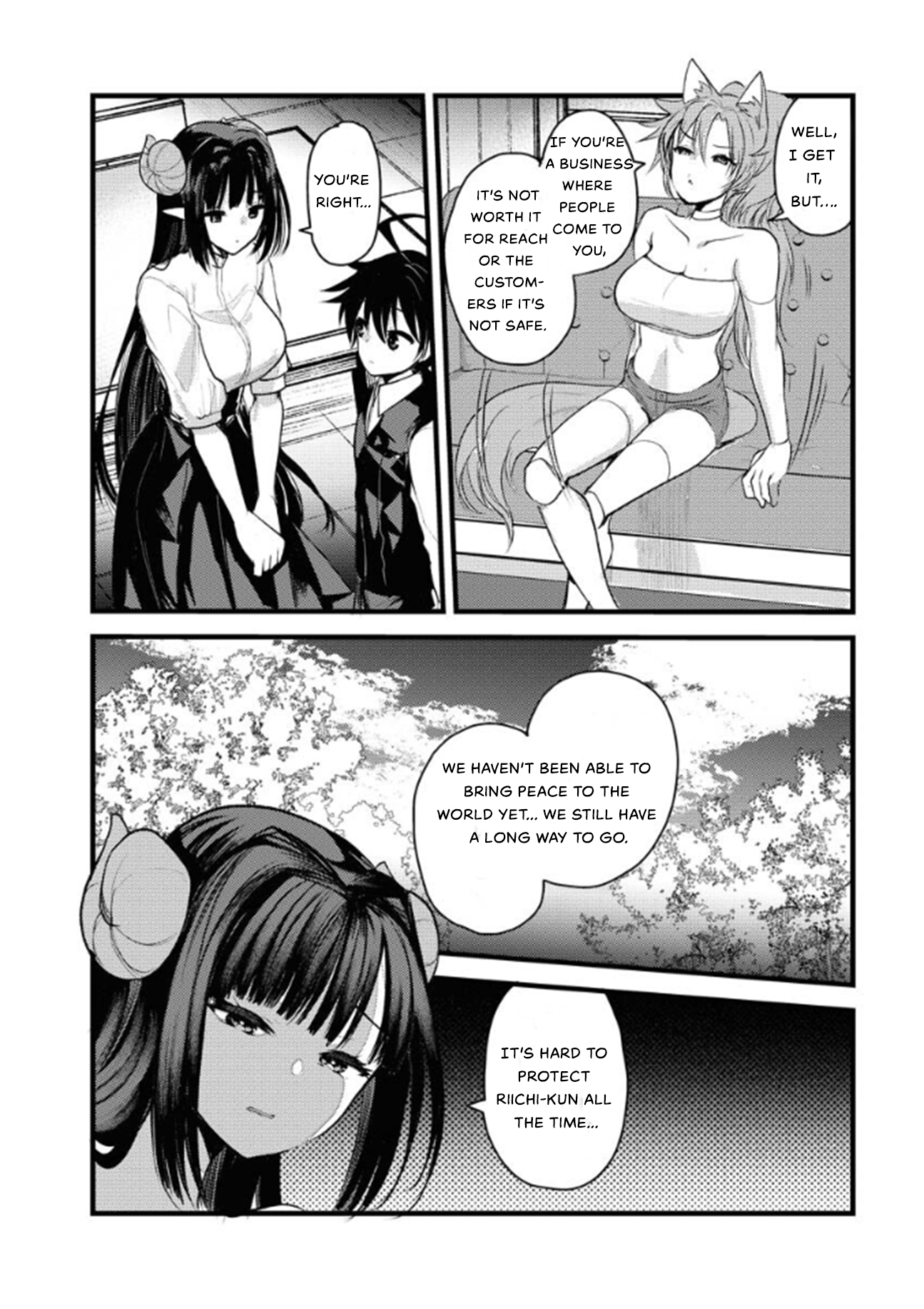 Isekai Hoteru e You Koso ~Mazoku de Yuusha na Saikyou Ane-tachi Kara Dekiai Sarete Komattemasu~ Chapter 6 - Page 4