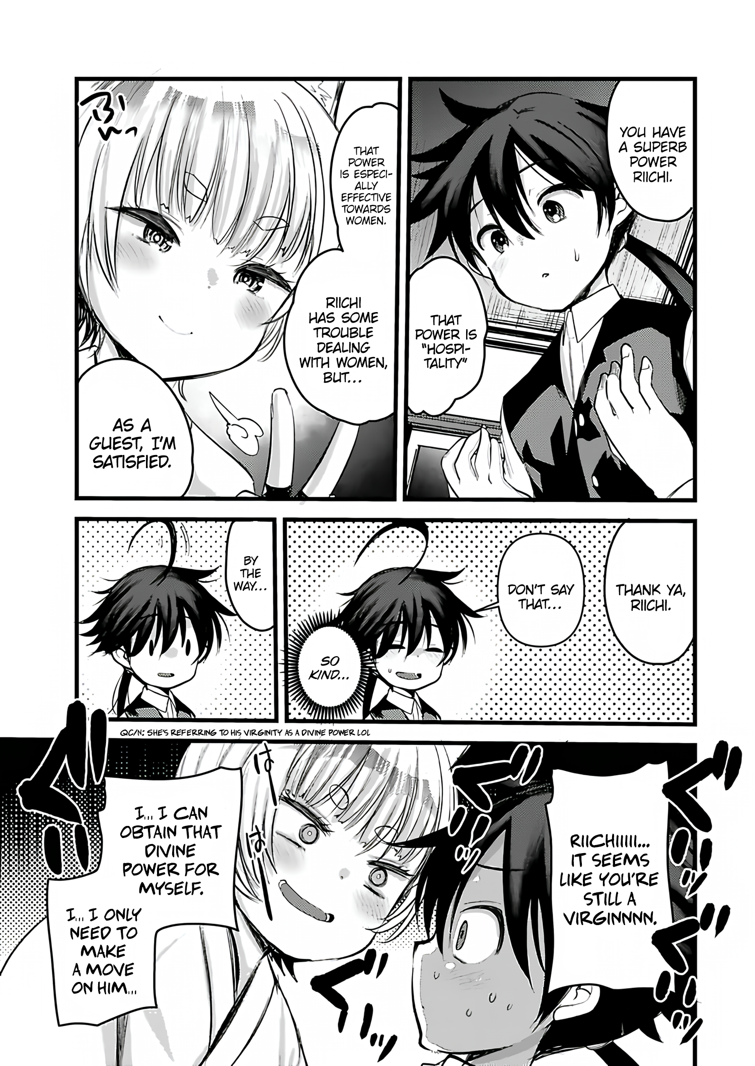 Isekai Hoteru e You Koso ~Mazoku de Yuusha na Saikyou Ane-tachi Kara Dekiai Sarete Komattemasu~ Chapter 8 - Page 16