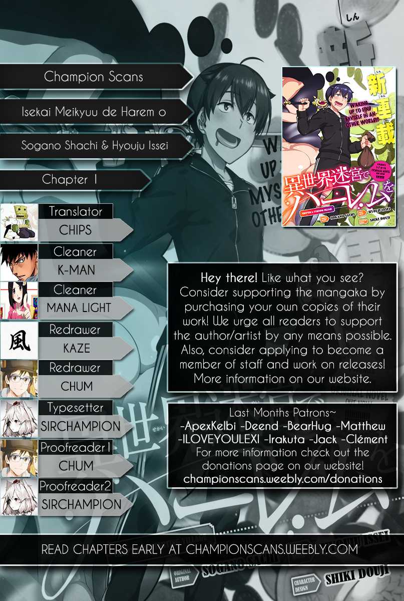 Isekai Meikyuu de Harem o Chapter 1 - Page 0