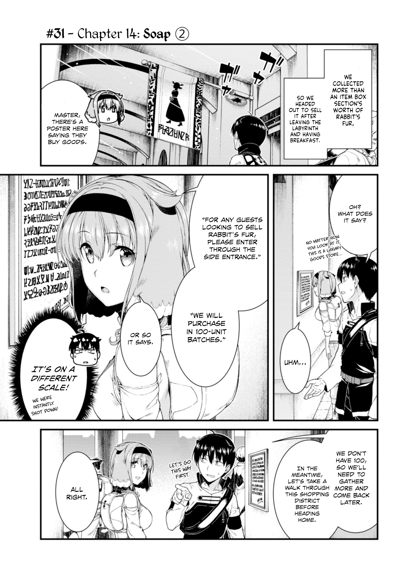 Isekai Meikyuu de Harem o Chapter 31 - Page 1