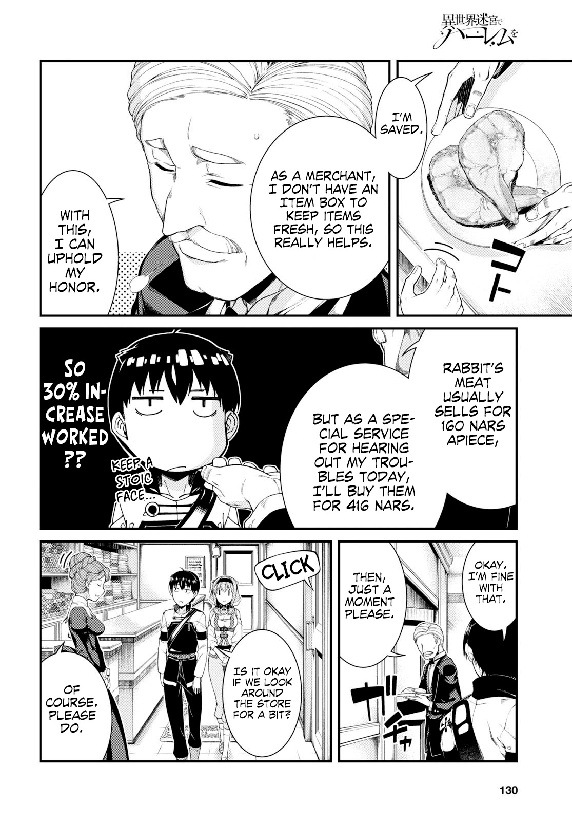 Isekai Meikyuu de Harem o Chapter 35 - Page 16