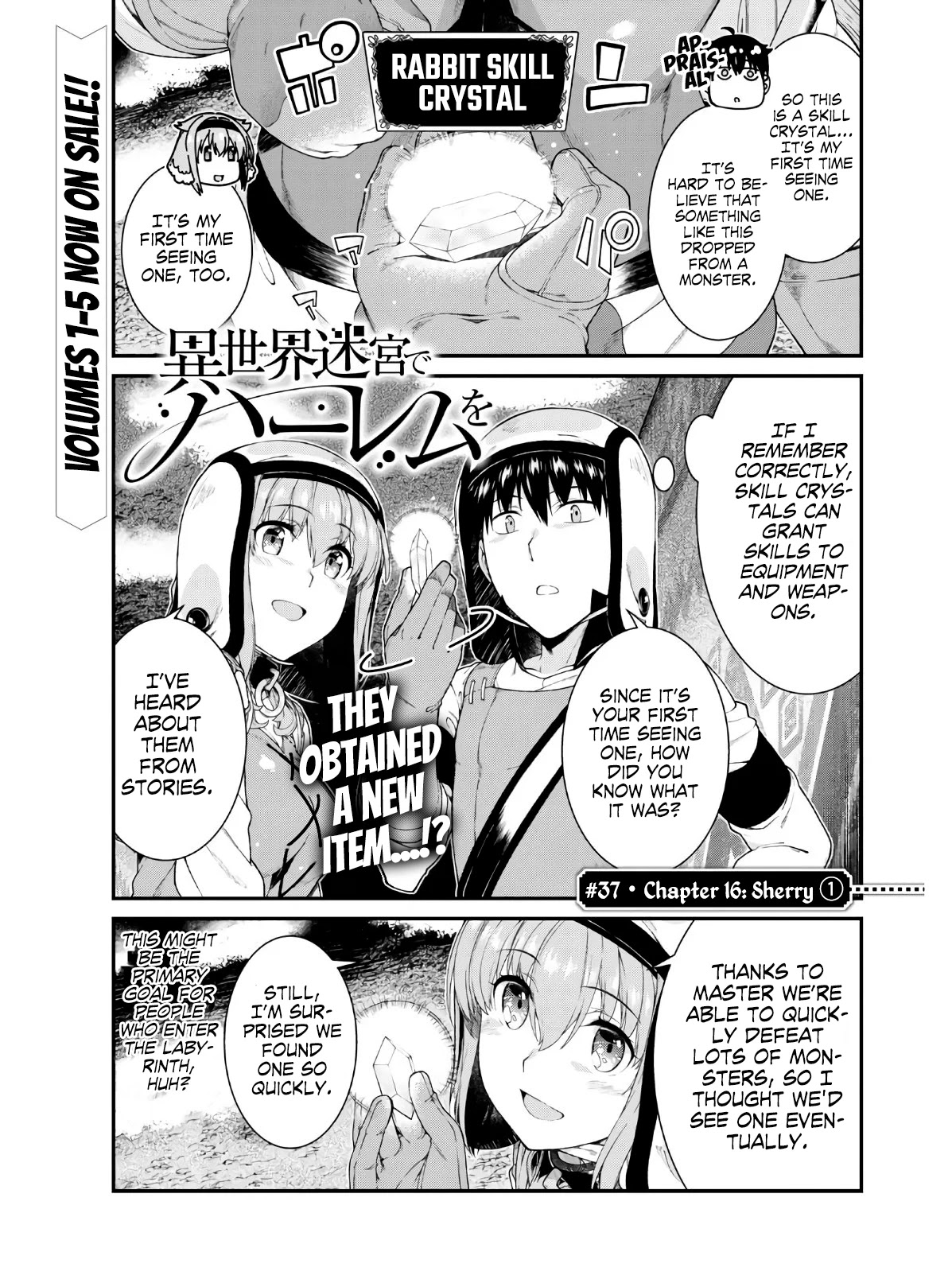 Isekai Meikyuu de Harem o Chapter 37 - Page 1
