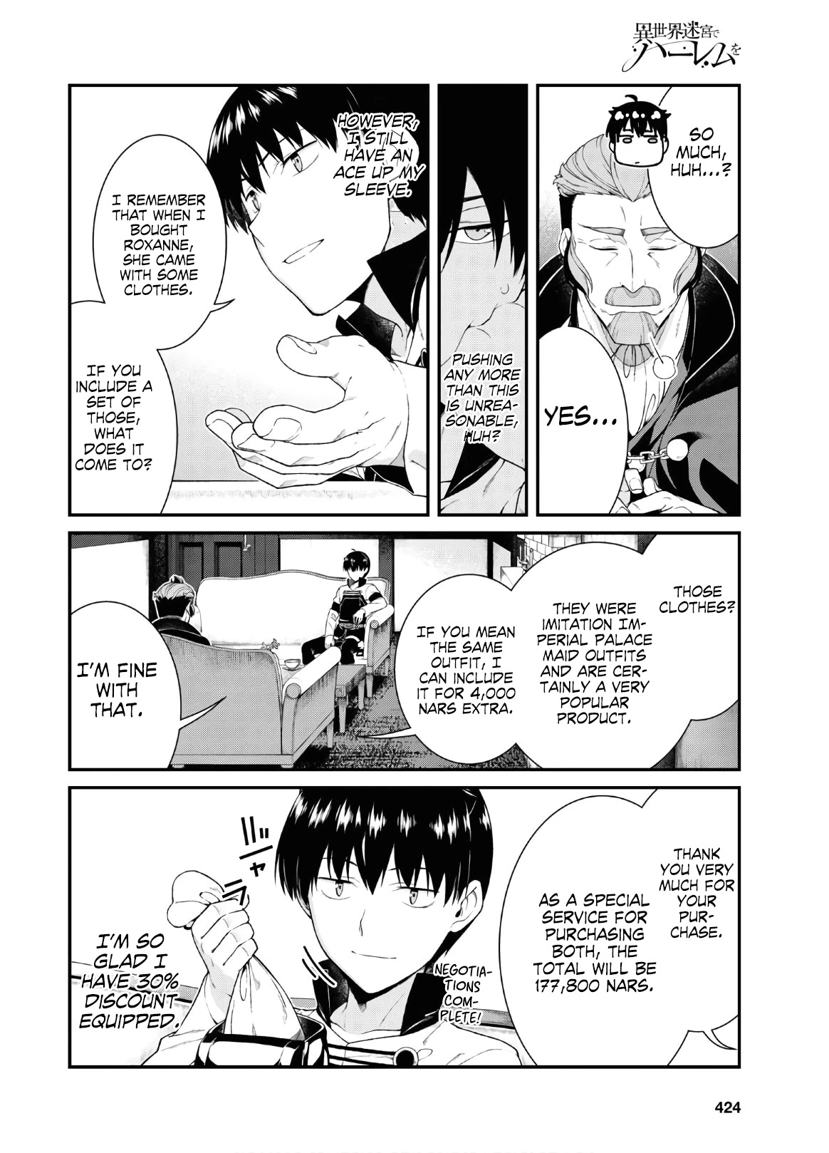 Isekai Meikyuu de Harem o Chapter 38 - Page 17