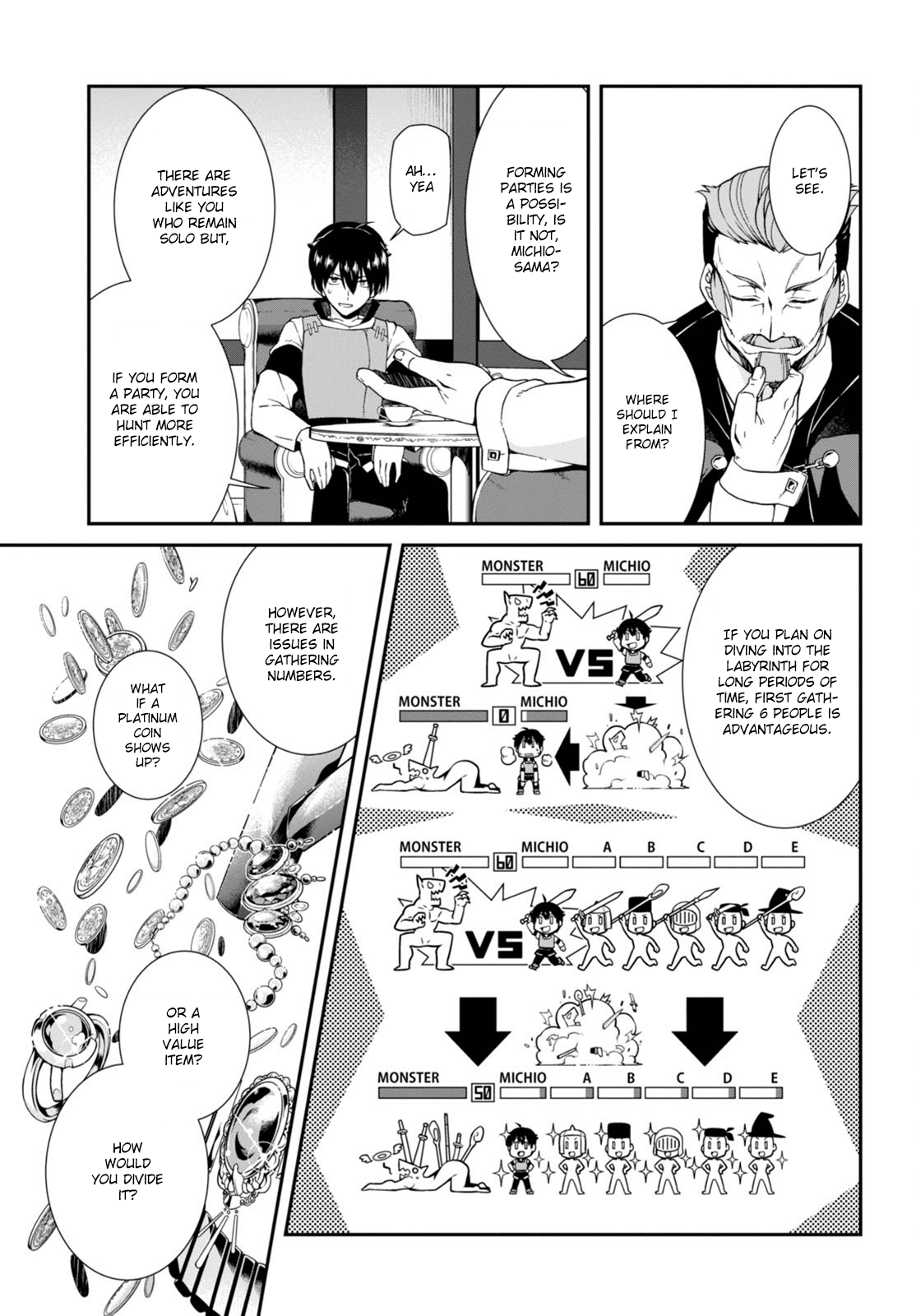 Isekai Meikyuu de Harem o Chapter 4 - Page 3