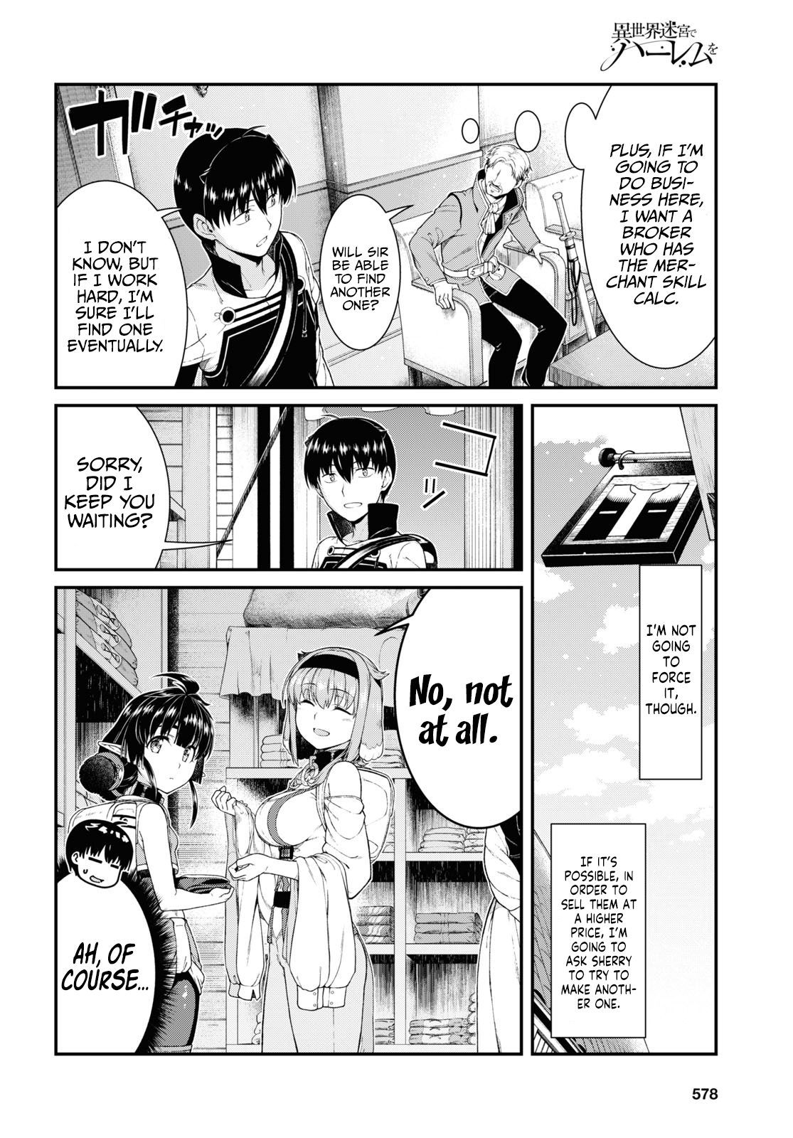 Isekai Meikyuu de Harem o Chapter 52 - Page 12