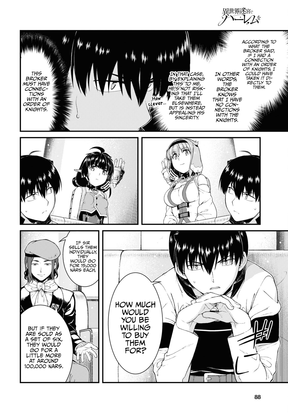 Isekai Meikyuu de Harem o Chapter 57 - Page 12