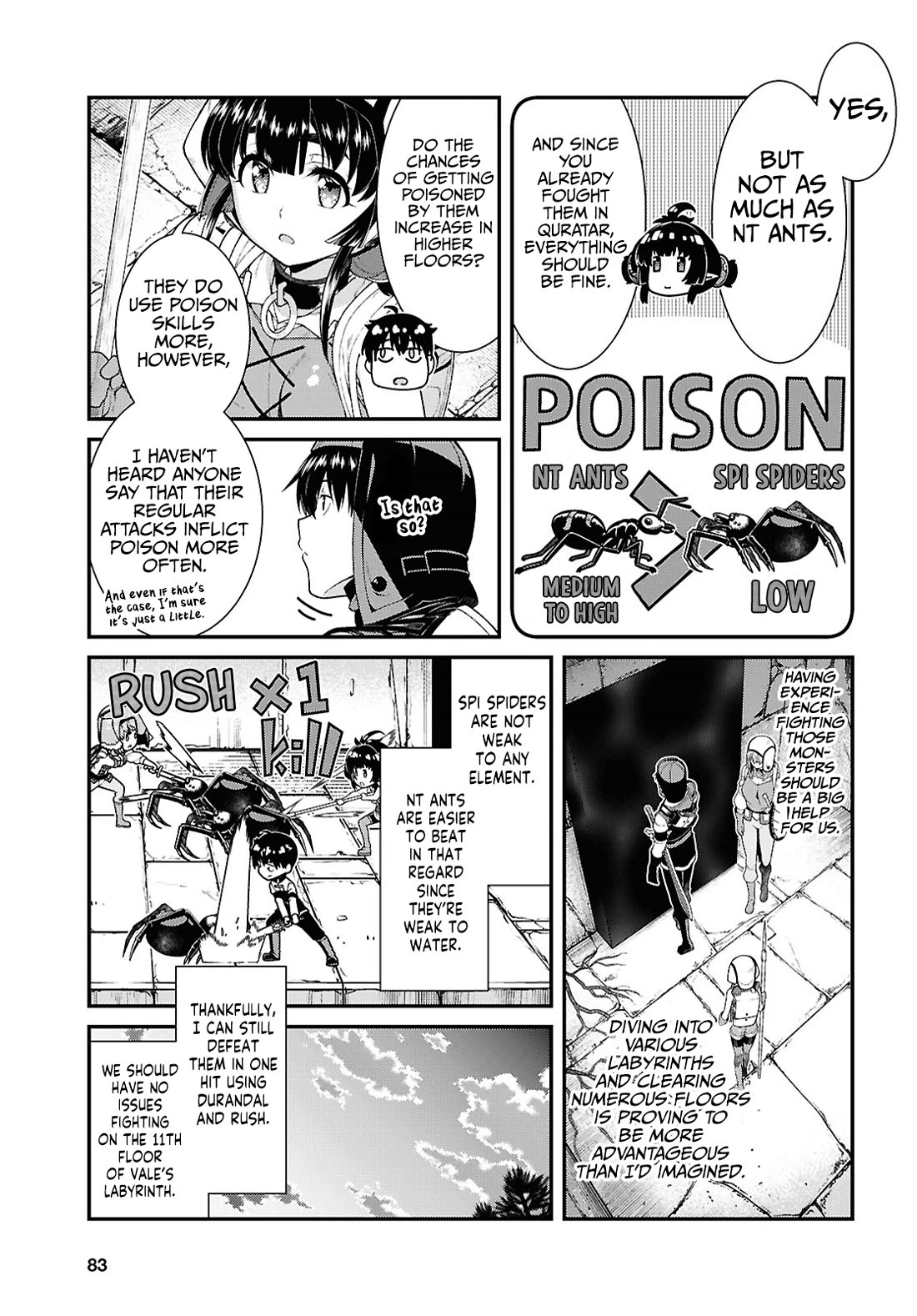 Isekai Meikyuu de Harem o Chapter 85 - Page 3