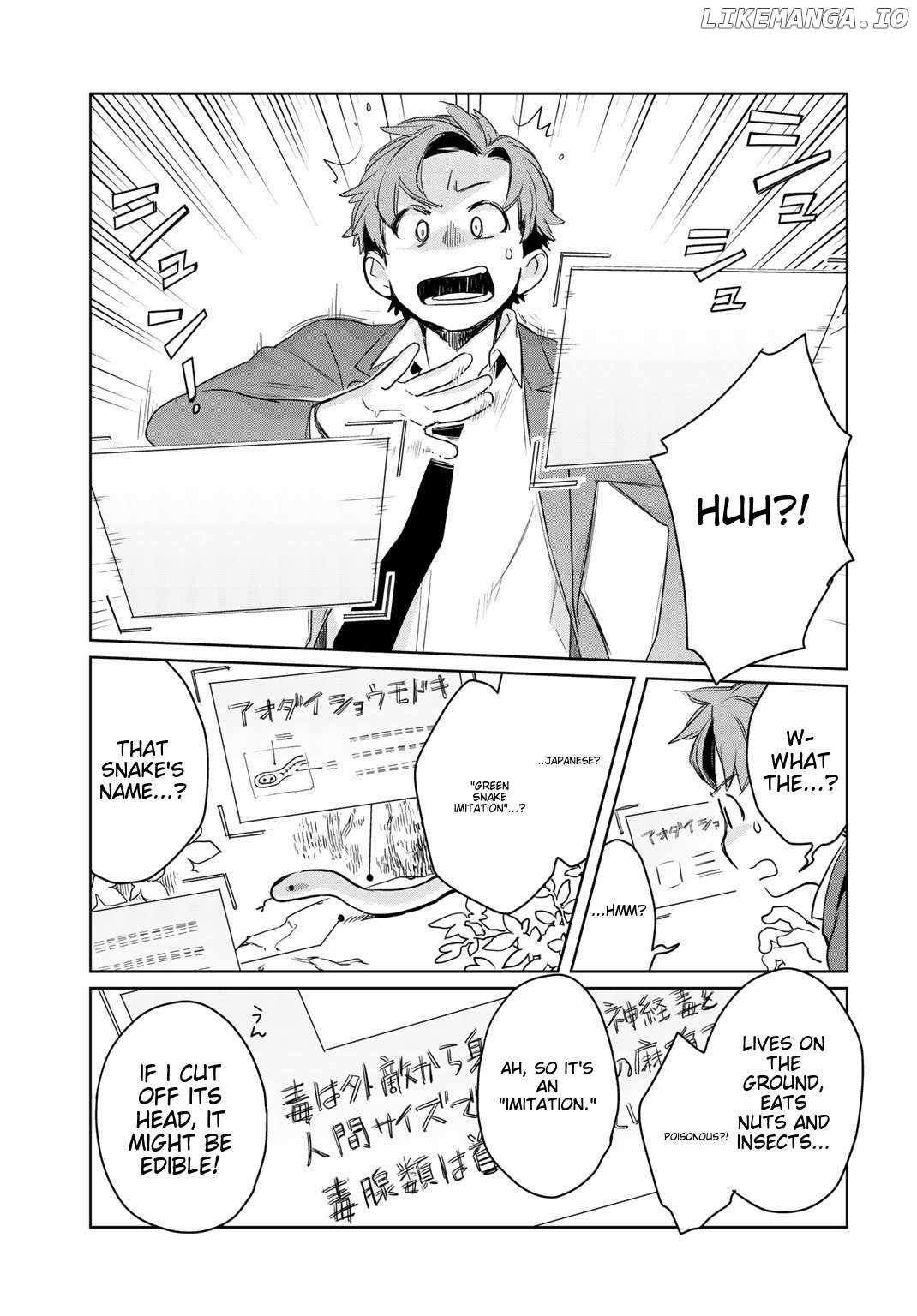 Isekai ni Kita Mitai Dakedo Dousureba Yoi no Darou: Shachiku SE no My Pace Boukenki Chapter 1 - Page 17