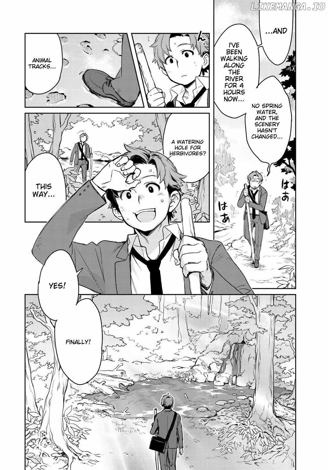 Isekai ni Kita Mitai Dakedo Dousureba Yoi no Darou: Shachiku SE no My Pace Boukenki Chapter 1 - Page 22