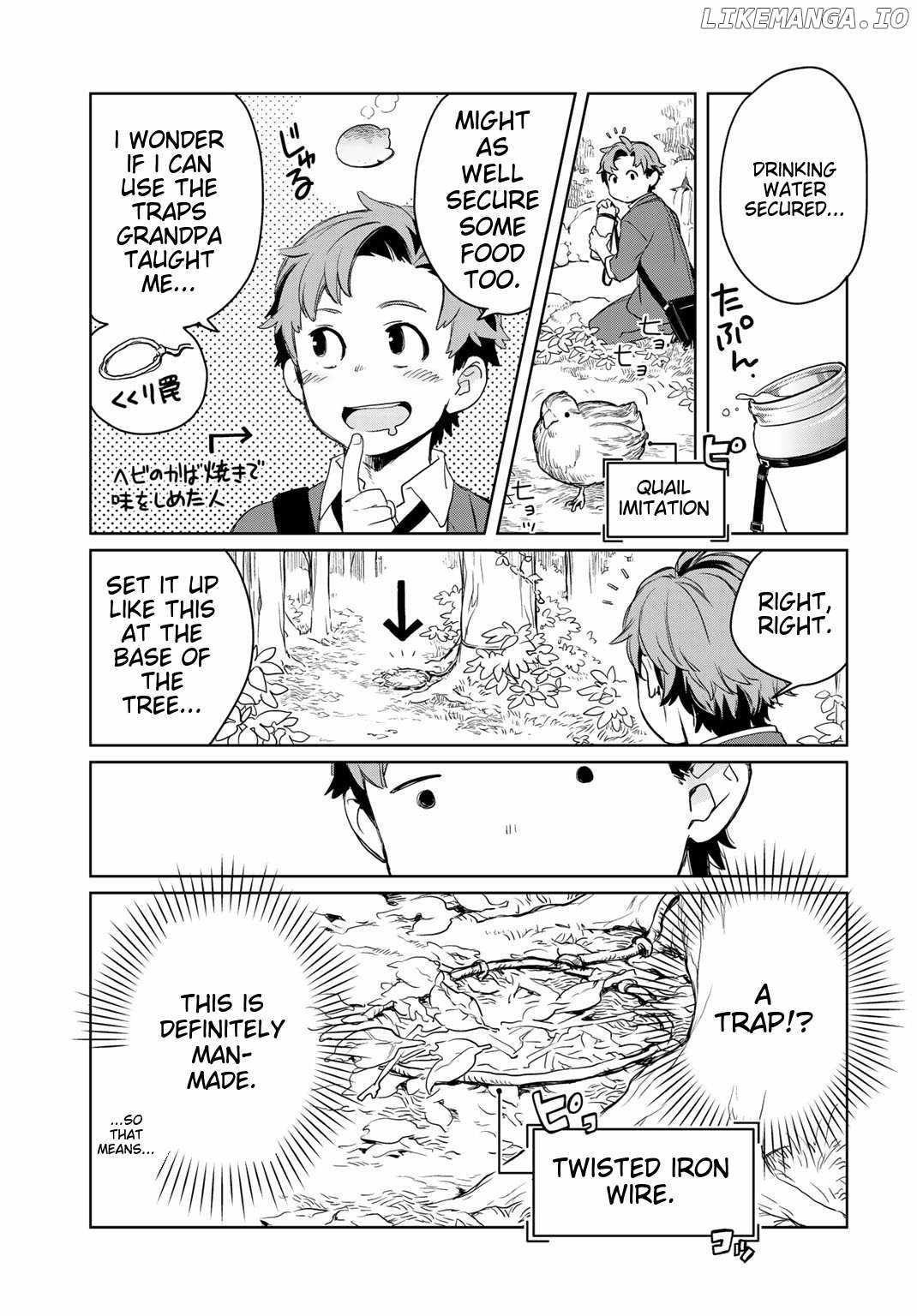 Isekai ni Kita Mitai Dakedo Dousureba Yoi no Darou: Shachiku SE no My Pace Boukenki Chapter 1 - Page 23