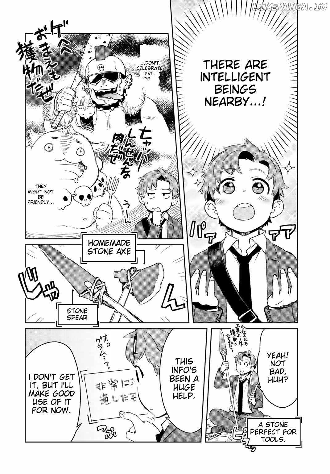 Isekai ni Kita Mitai Dakedo Dousureba Yoi no Darou: Shachiku SE no My Pace Boukenki Chapter 1 - Page 24