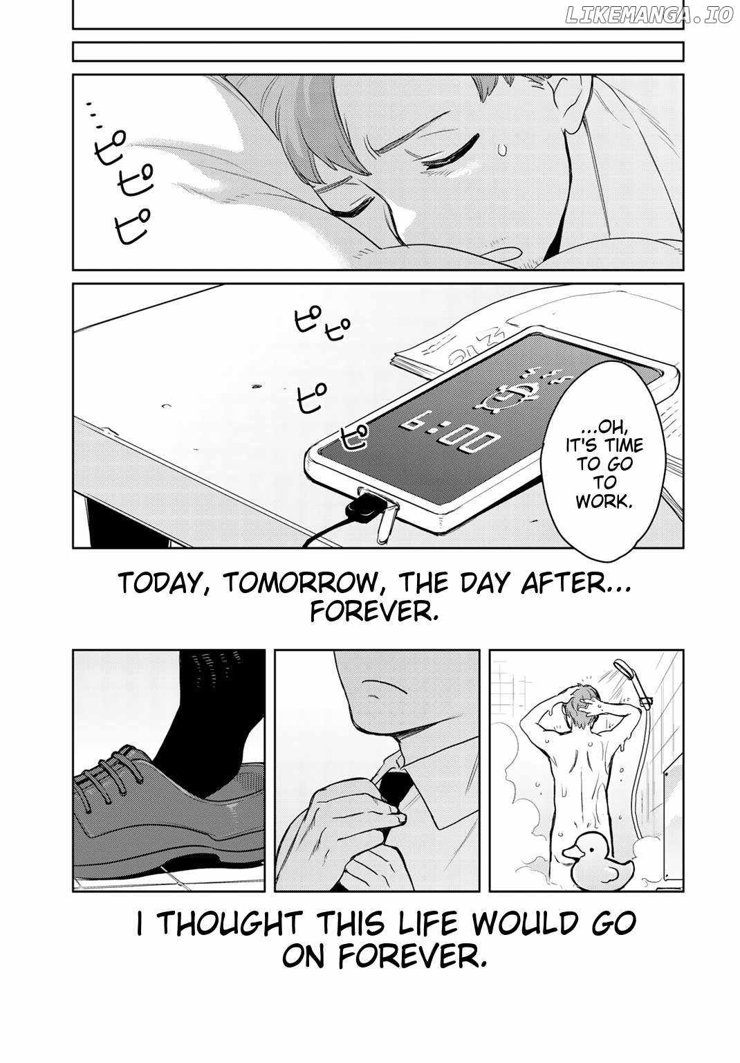 Isekai ni Kita Mitai Dakedo Dousureba Yoi no Darou: Shachiku SE no My Pace Boukenki Chapter 1 - Page 7