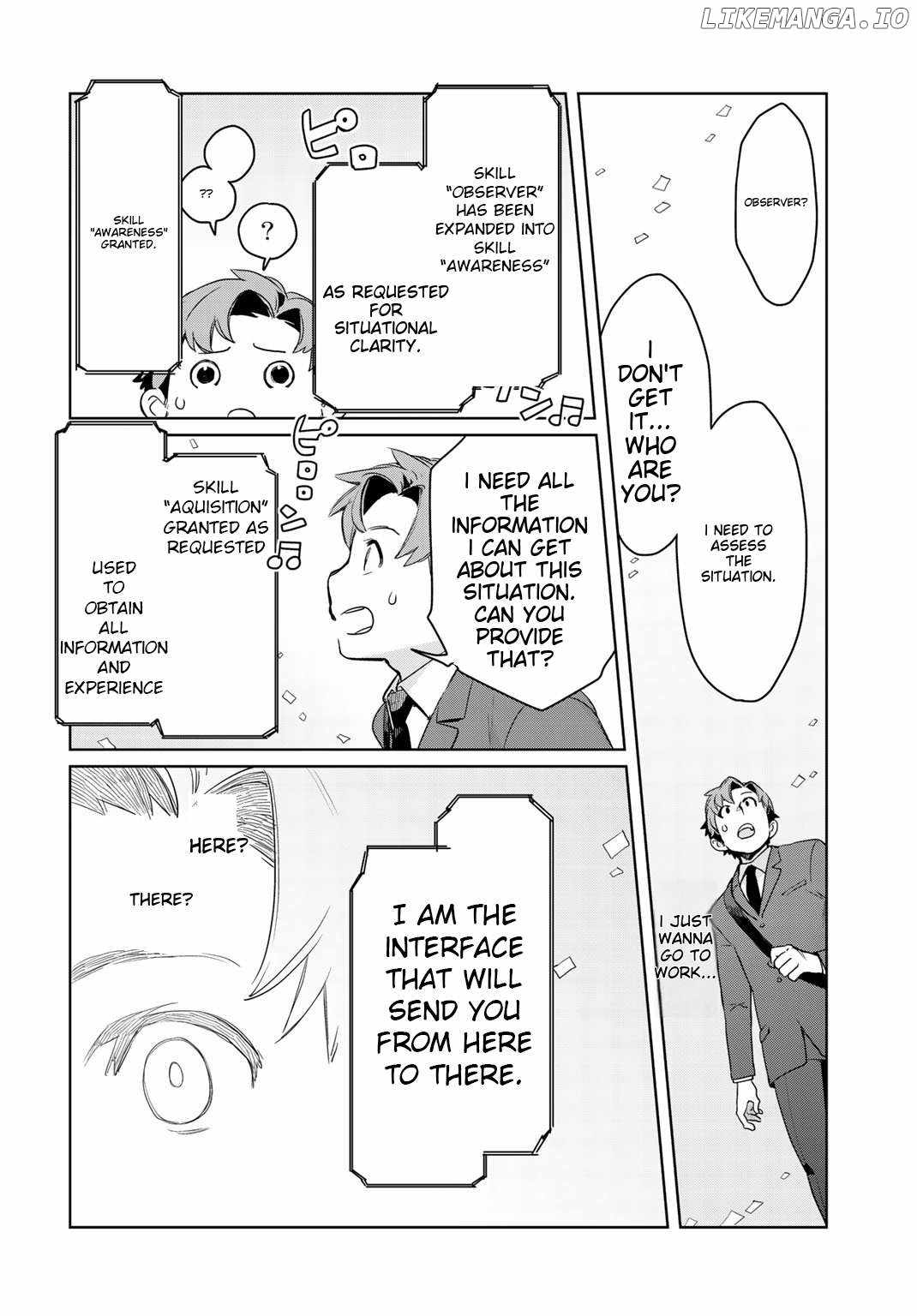 Isekai ni Kita Mitai Dakedo Dousureba Yoi no Darou: Shachiku SE no My Pace Boukenki Chapter 1 - Page 10