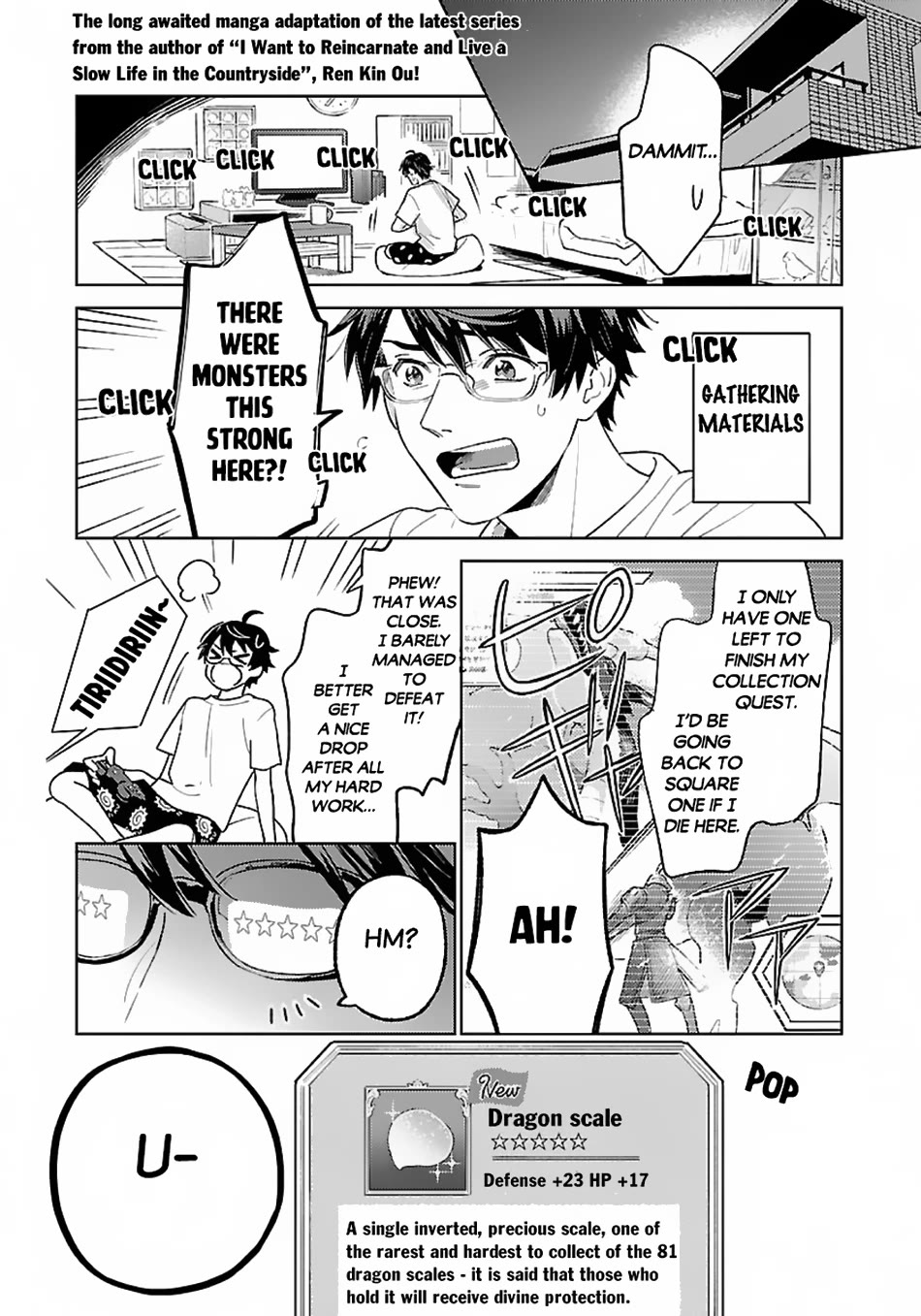 Isekai Nonbiri Sozai Saishu Seikatsu Chapter 1 - Page 1
