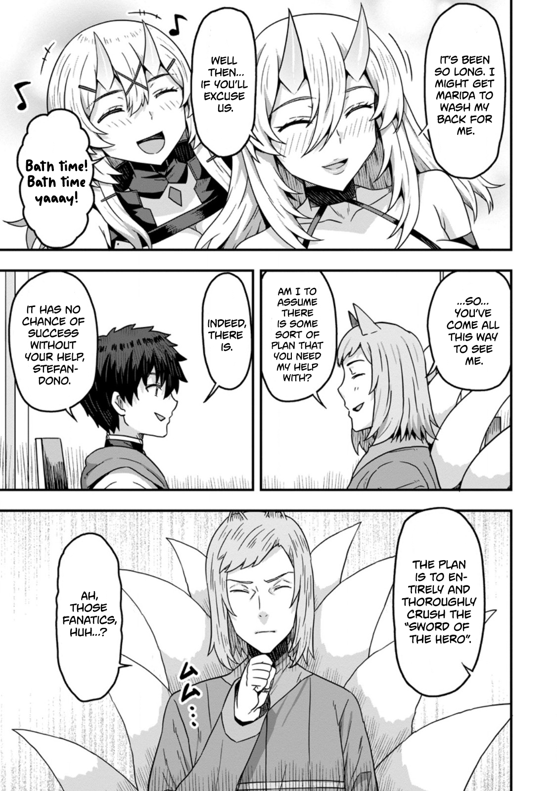 Isekai Saikyou no Yome desu ga, Yoru no Tatakai wa Ore no Hou ga Tsuyoi You desu: Chiryaku o Ikashite Nariagaru Harem Senki Chapter 11 - Page 19