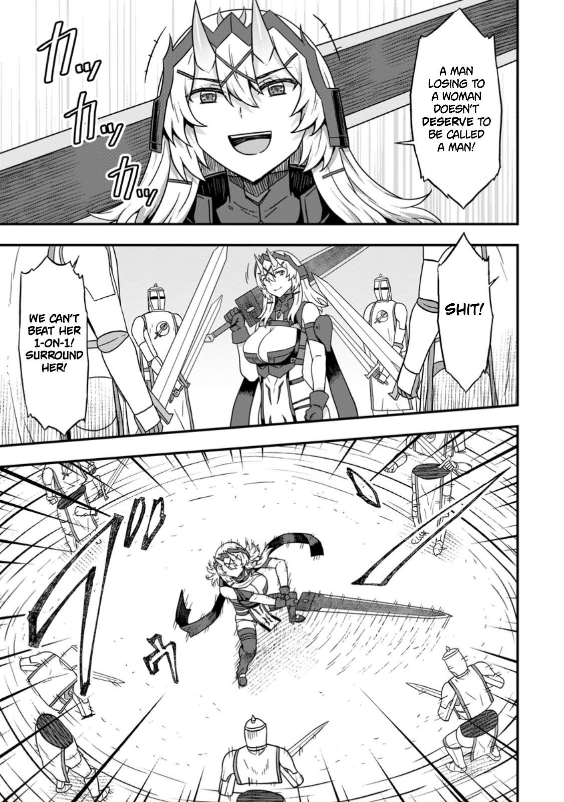 Isekai Saikyou no Yome desu ga, Yoru no Tatakai wa Ore no Hou ga Tsuyoi You desu: Chiryaku o Ikashite Nariagaru Harem Senki Chapter 14 - Page 19