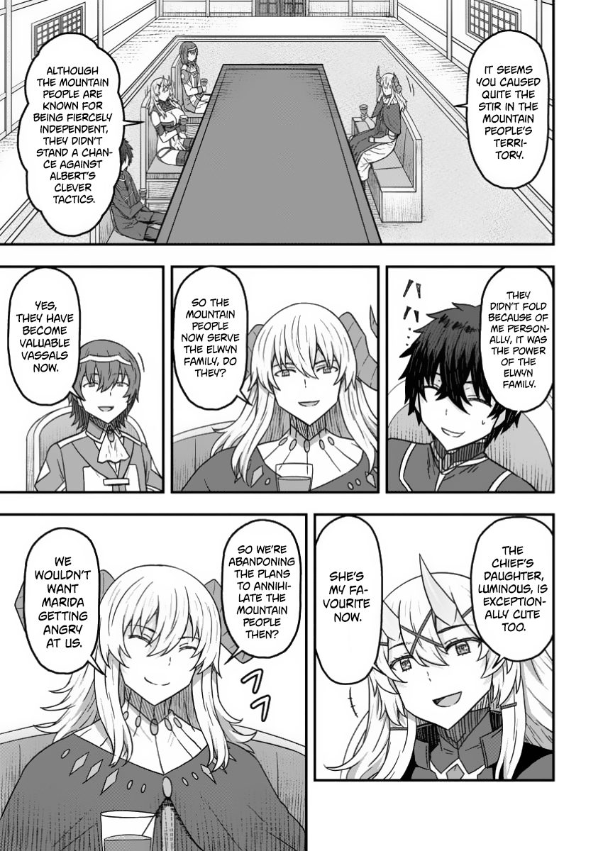 Isekai Saikyou no Yome desu ga, Yoru no Tatakai wa Ore no Hou ga Tsuyoi You desu: Chiryaku o Ikashite Nariagaru Harem Senki Chapter 15 - Page 19