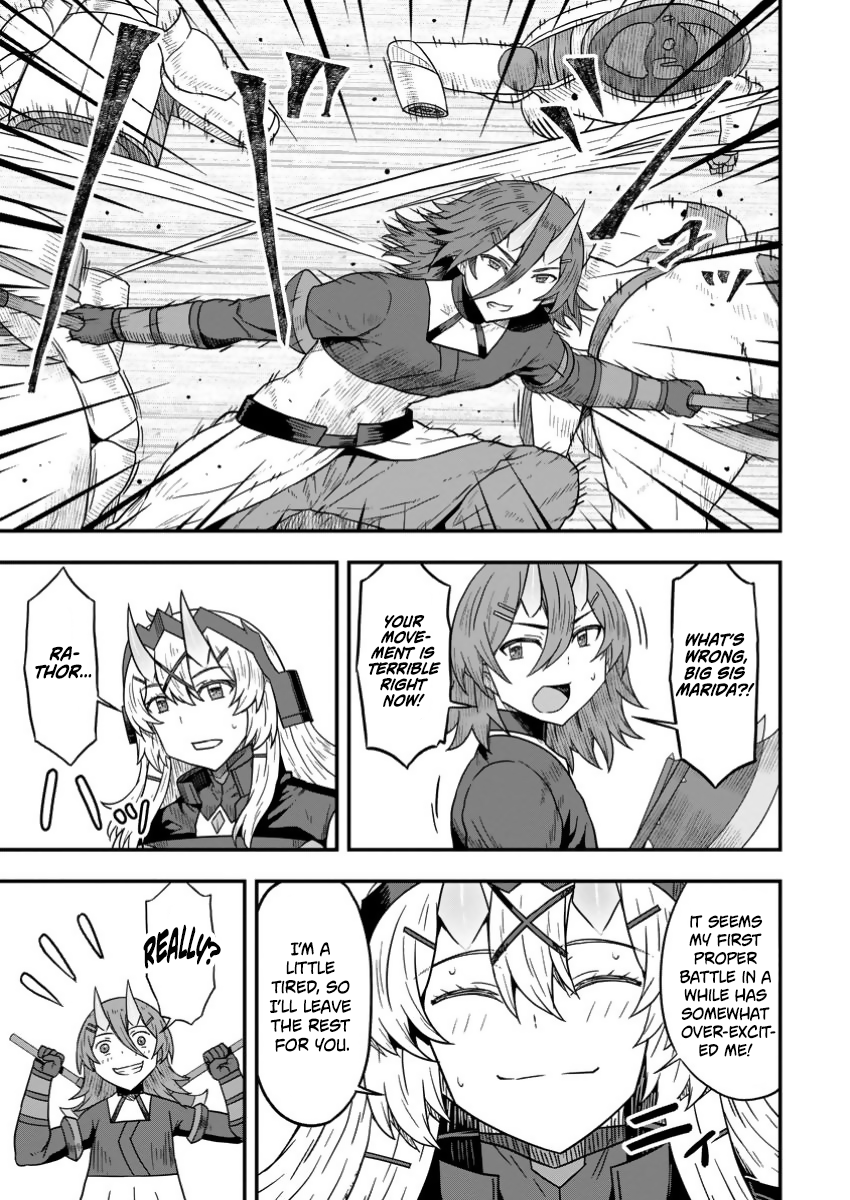 Isekai Saikyou no Yome desu ga, Yoru no Tatakai wa Ore no Hou ga Tsuyoi You desu: Chiryaku o Ikashite Nariagaru Harem Senki Chapter 17 - Page 21