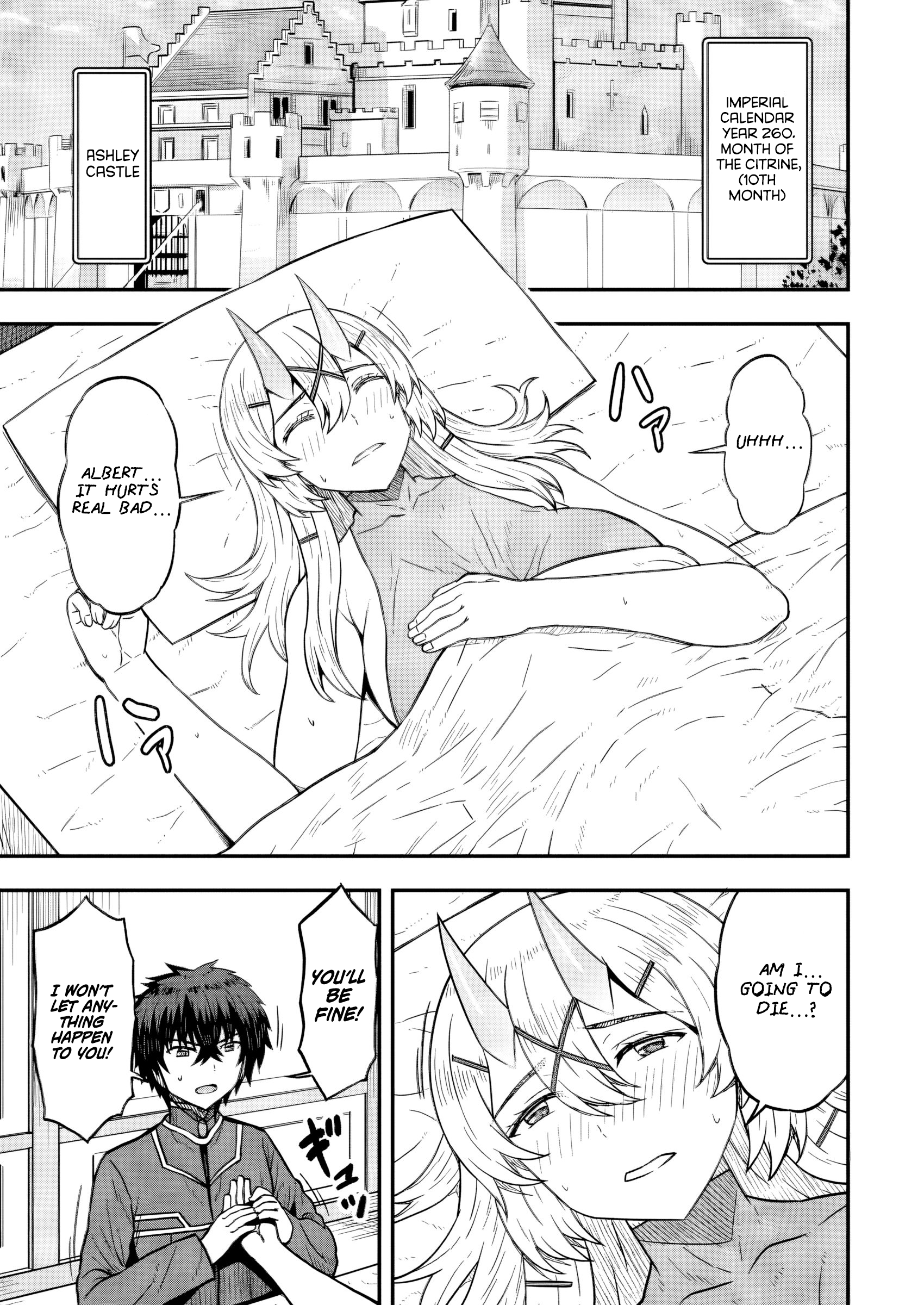 Isekai Saikyou no Yome desu ga, Yoru no Tatakai wa Ore no Hou ga Tsuyoi You desu: Chiryaku o Ikashite Nariagaru Harem Senki Chapter 18 - Page 1