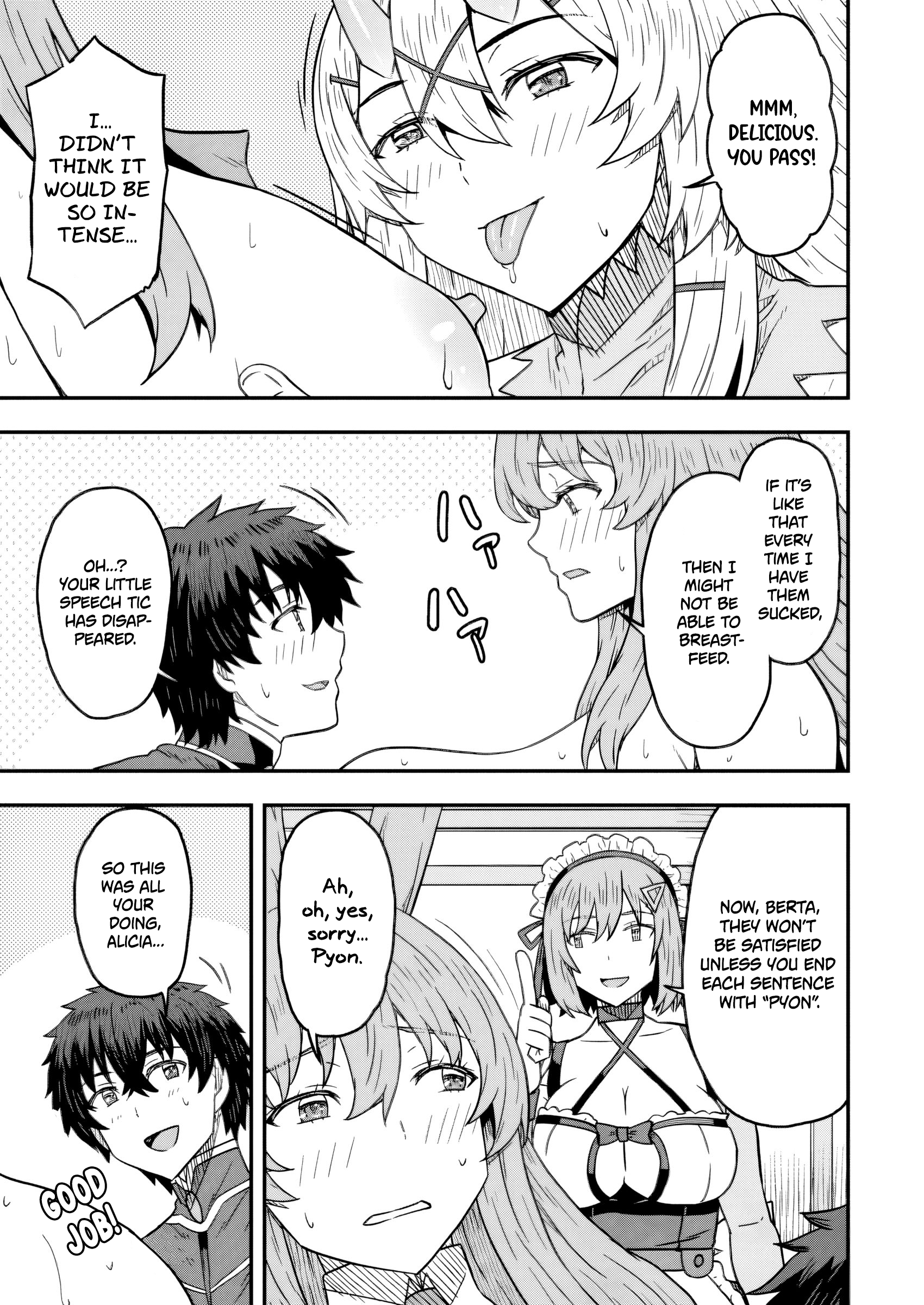 Isekai Saikyou no Yome desu ga, Yoru no Tatakai wa Ore no Hou ga Tsuyoi You desu: Chiryaku o Ikashite Nariagaru Harem Senki Chapter 19 - Page 21