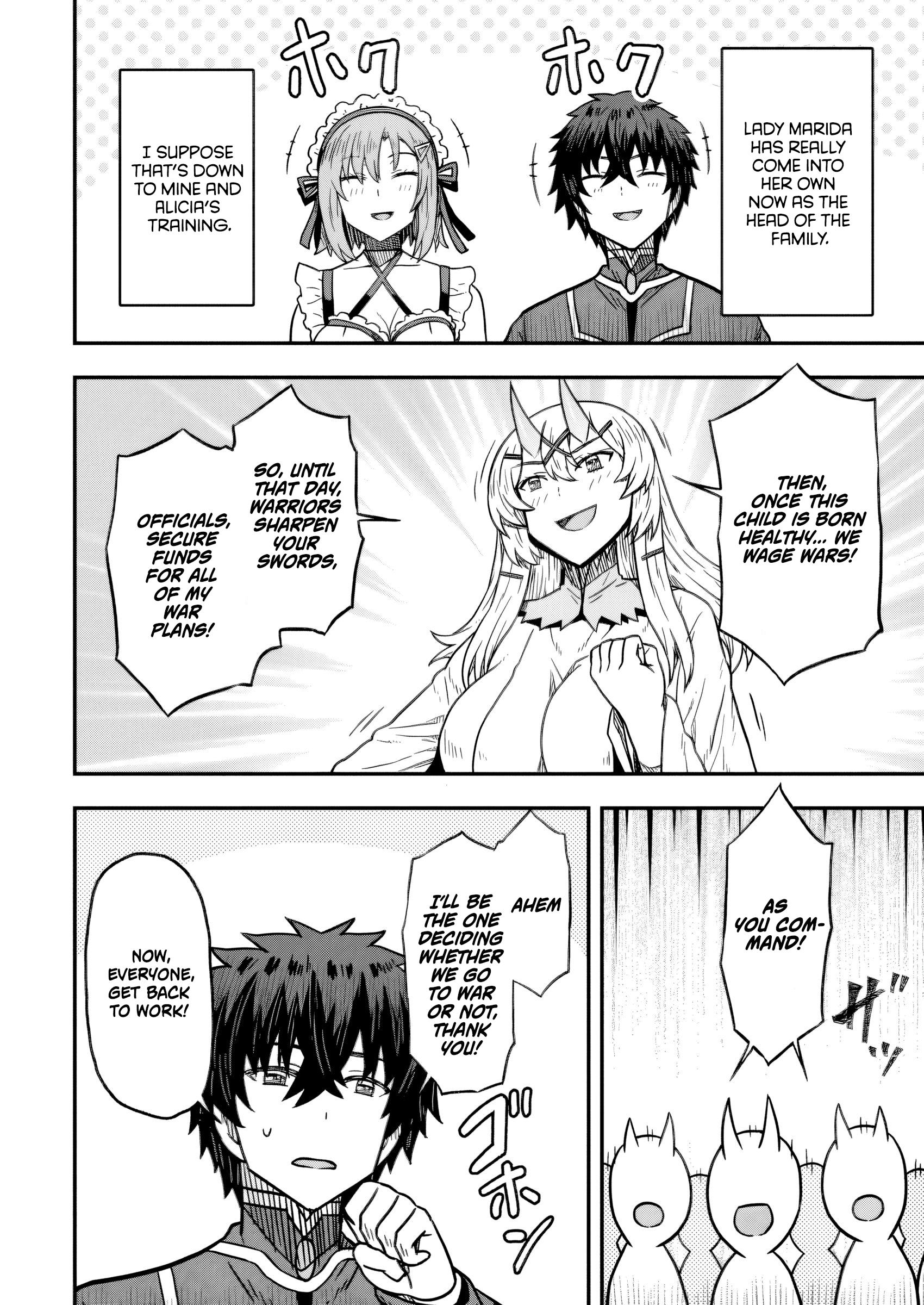 Isekai Saikyou no Yome desu ga, Yoru no Tatakai wa Ore no Hou ga Tsuyoi You desu: Chiryaku o Ikashite Nariagaru Harem Senki Chapter 19 - Page 27