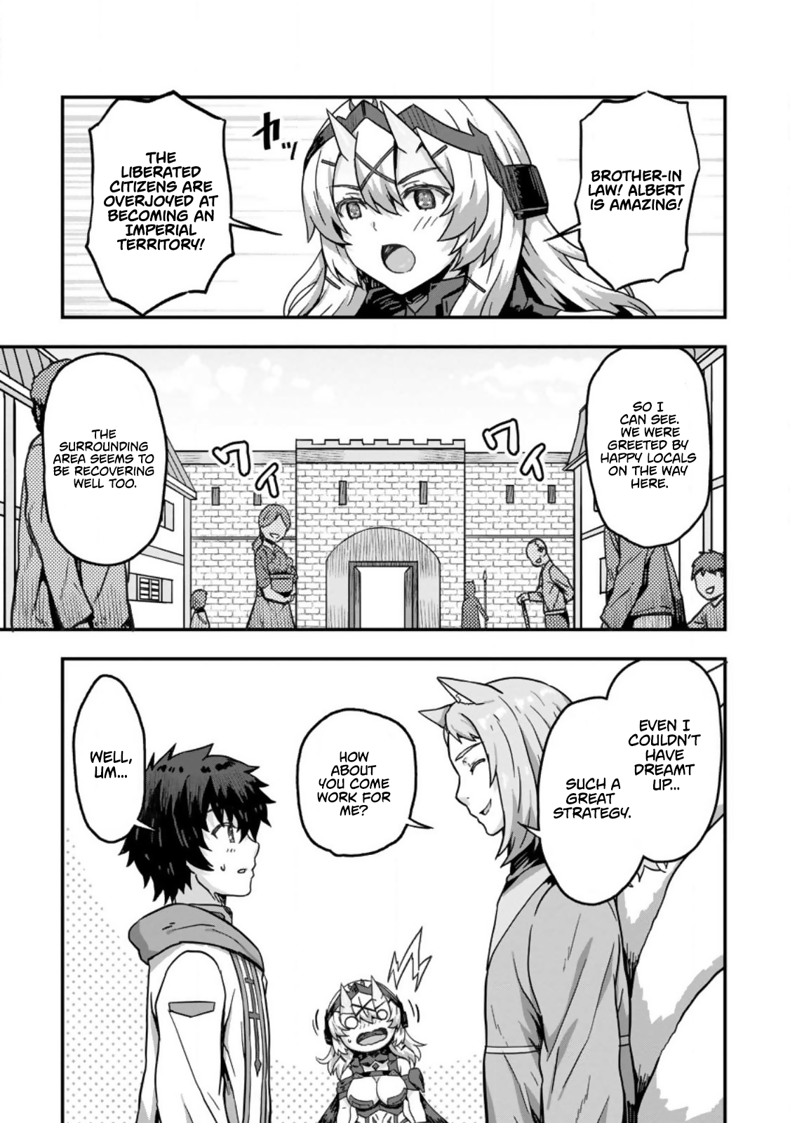 Isekai Saikyou no Yome desu ga, Yoru no Tatakai wa Ore no Hou ga Tsuyoi You desu: Chiryaku o Ikashite Nariagaru Harem Senki Chapter 2 - Page 21