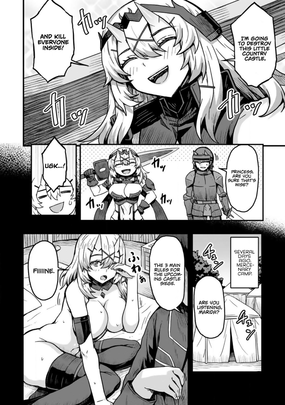 Isekai Saikyou no Yome desu ga, Yoru no Tatakai wa Ore no Hou ga Tsuyoi You desu: Chiryaku o Ikashite Nariagaru Harem Senki Chapter 2 - Page 4