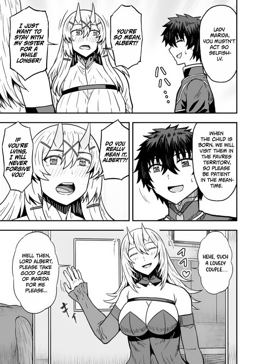 Isekai Saikyou no Yome desu ga, Yoru no Tatakai wa Ore no Hou ga Tsuyoi You desu: Chiryaku o Ikashite Nariagaru Harem Senki Chapter 21 - Page 22